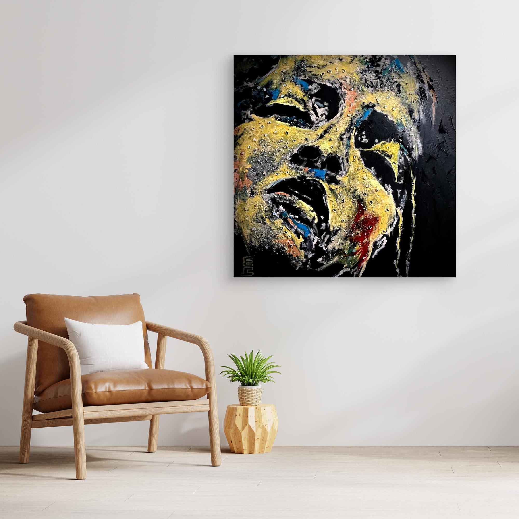 HM-ART1543- The face that keeps burning