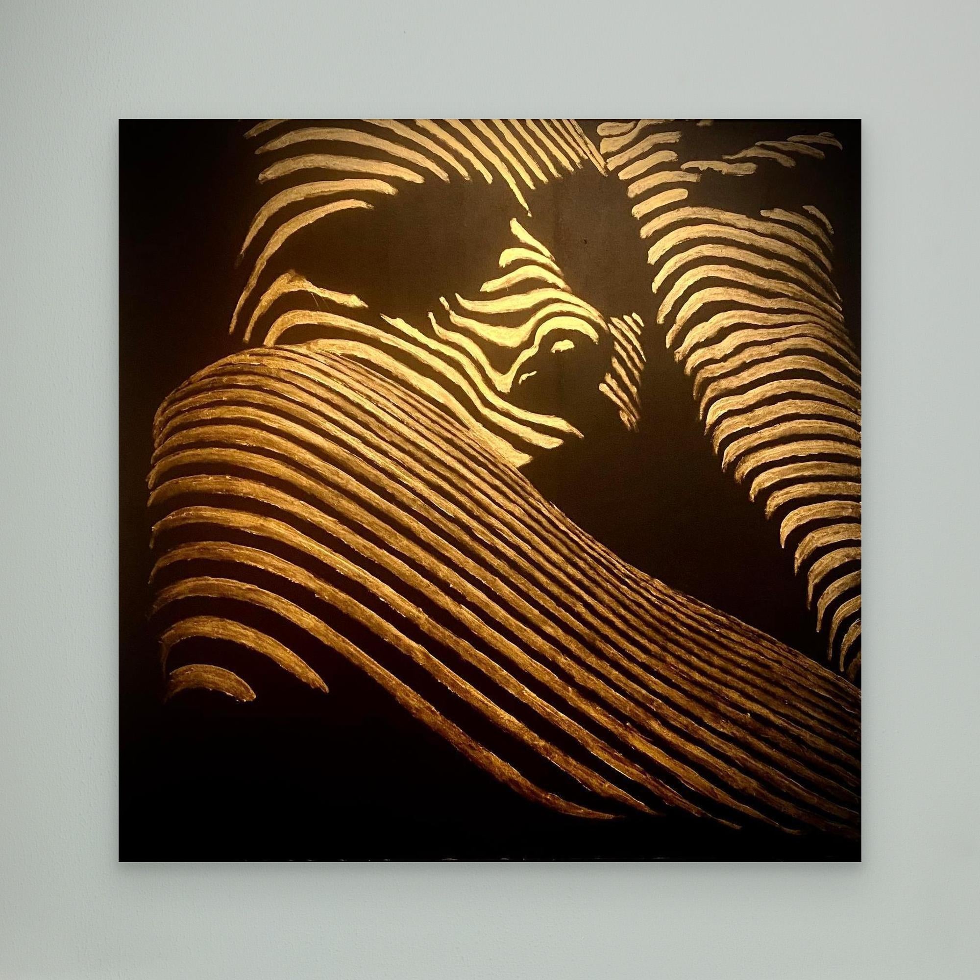 HM-ART1540- Your mask reveals the hidden truth- GOLD