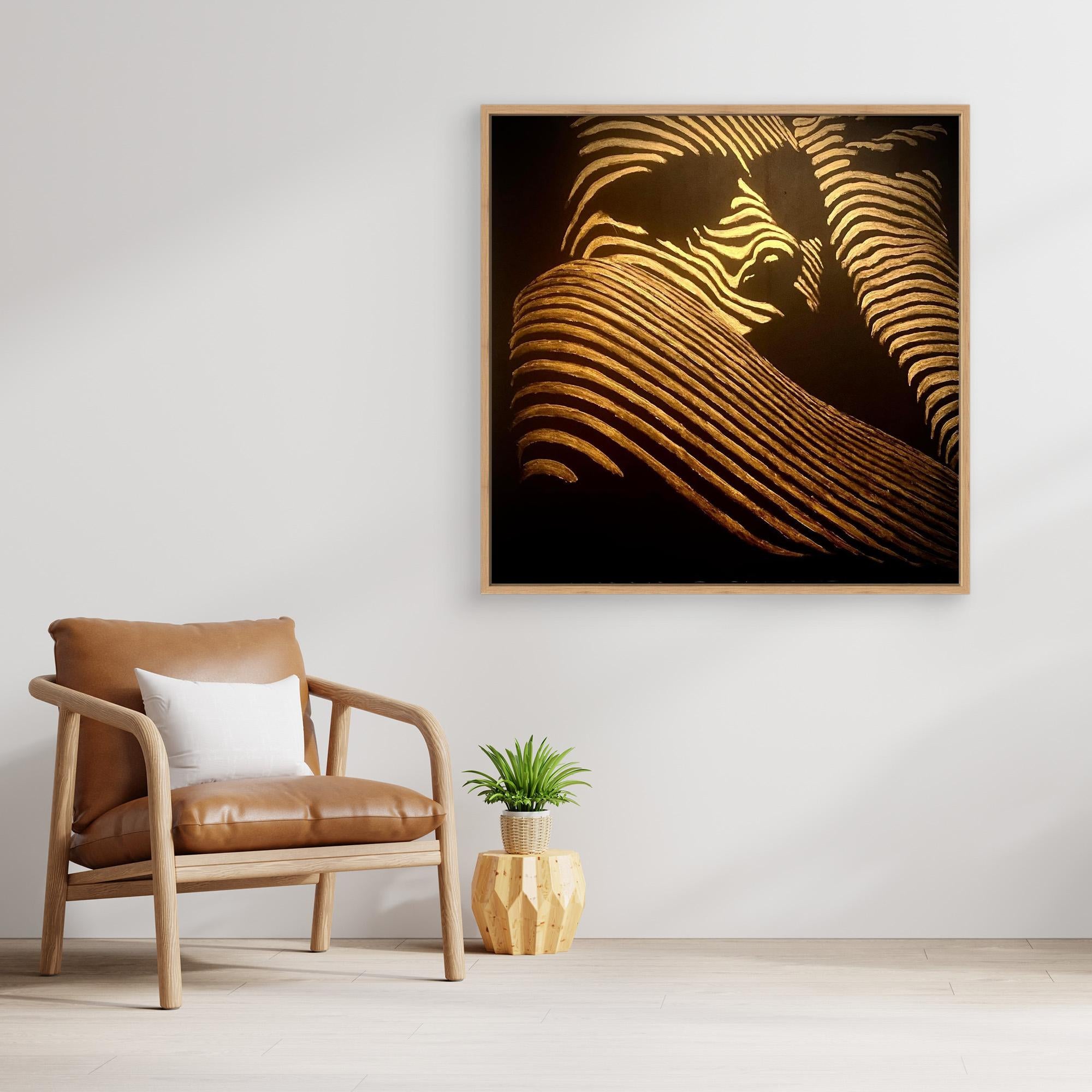 HM-ART1540- Your mask reveals the hidden truth- GOLD