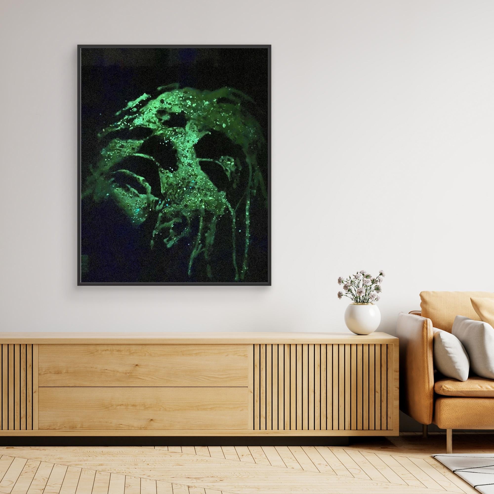 HM-ART1527A- Your mask only weeps in the dark- Fluorescent version