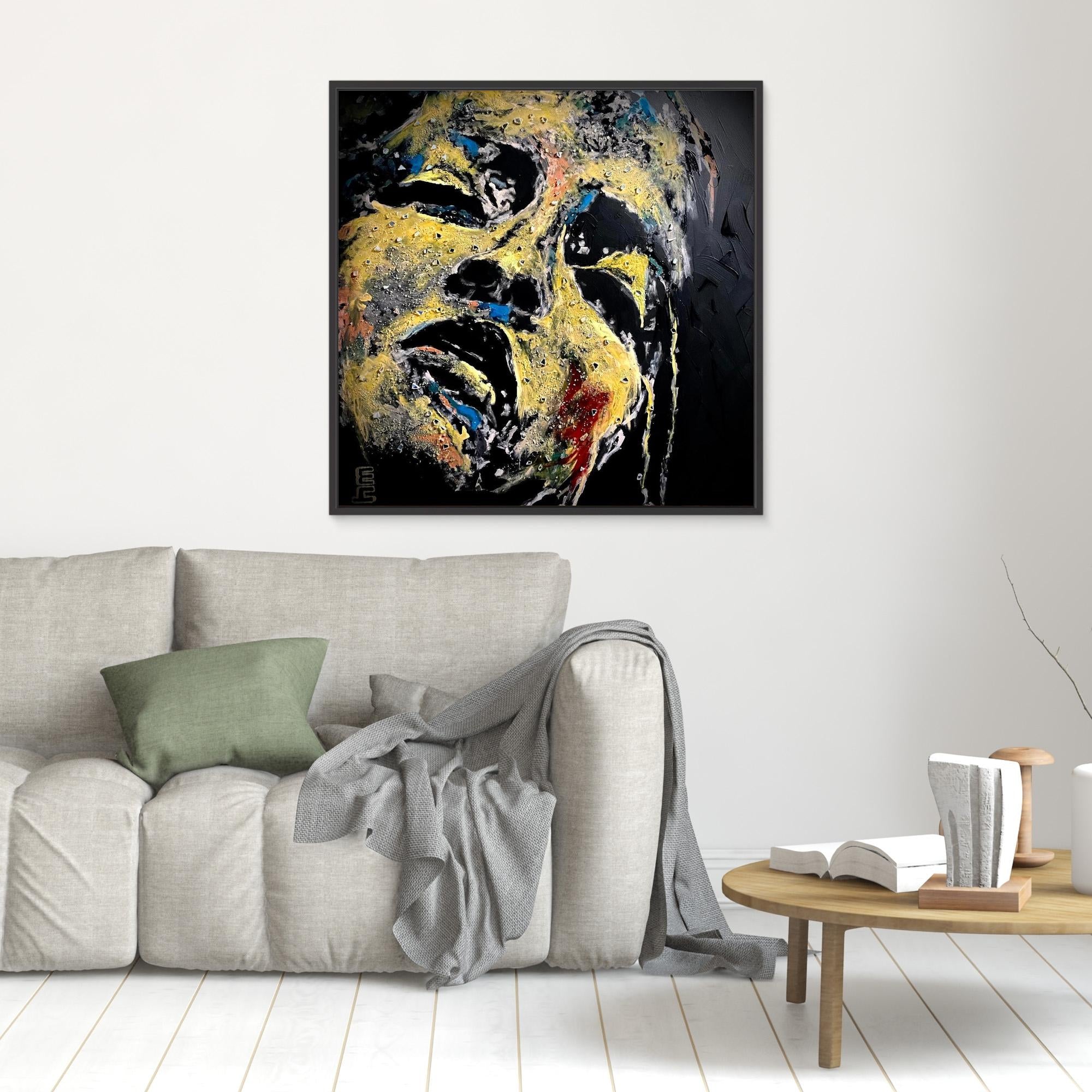 HM-ART1543- The face that keeps burning