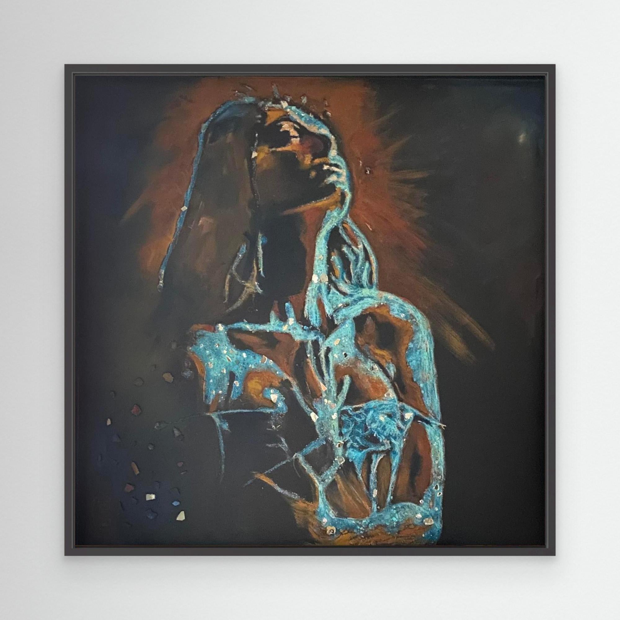HM-ART1523- In the dark she shines
