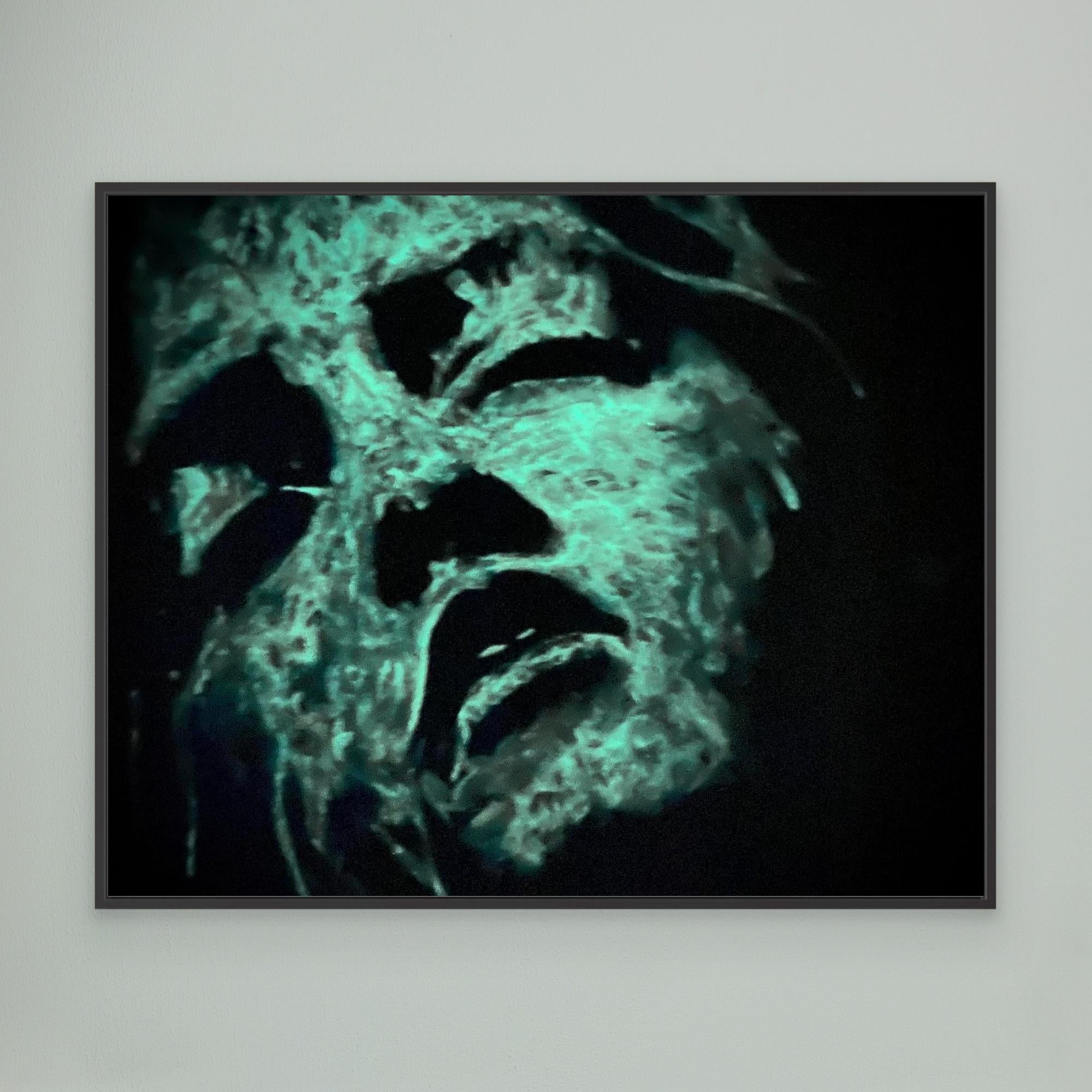HM-ART1542A- Blue in the shadow- Fluorescent