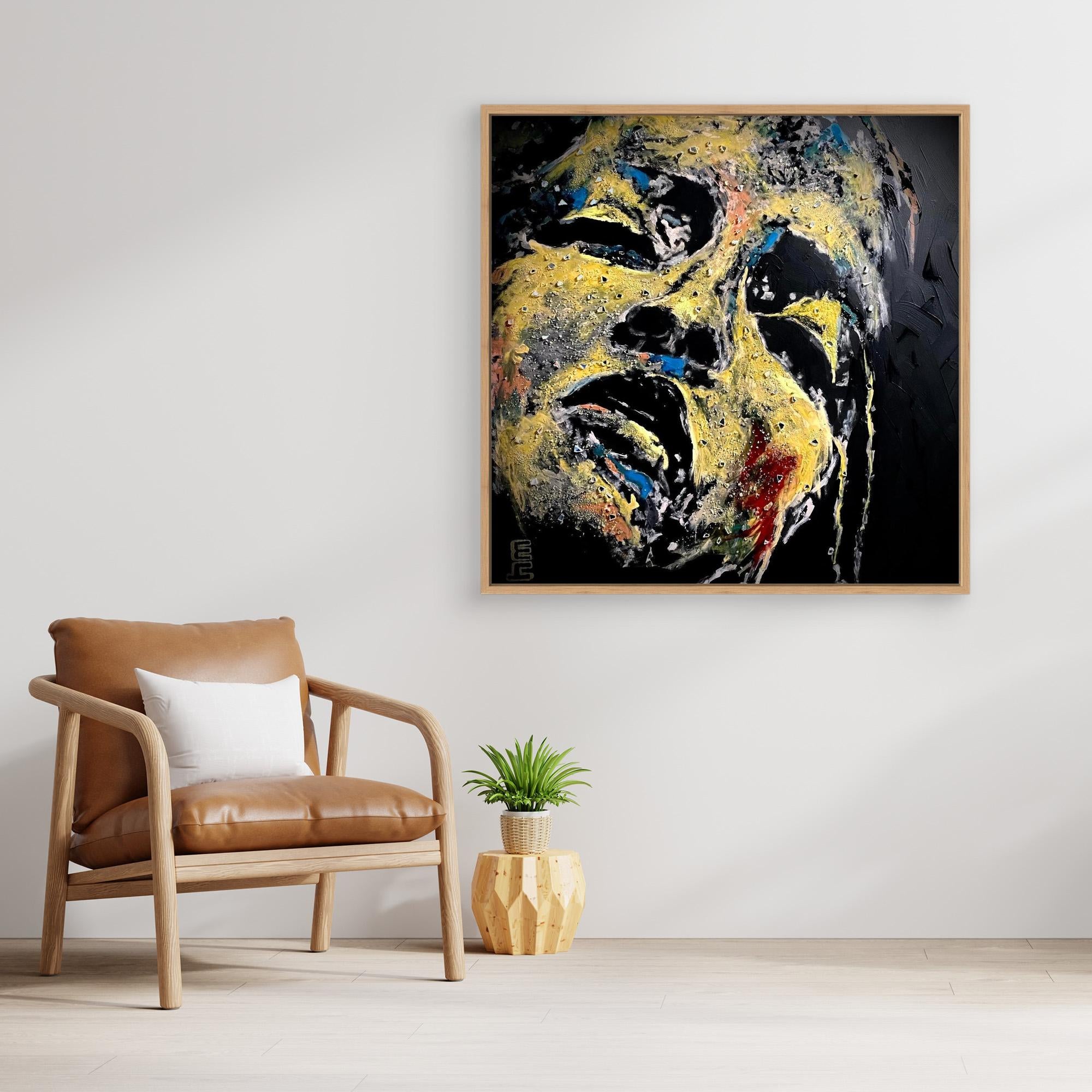 HM-ART1543- The face that keeps burning