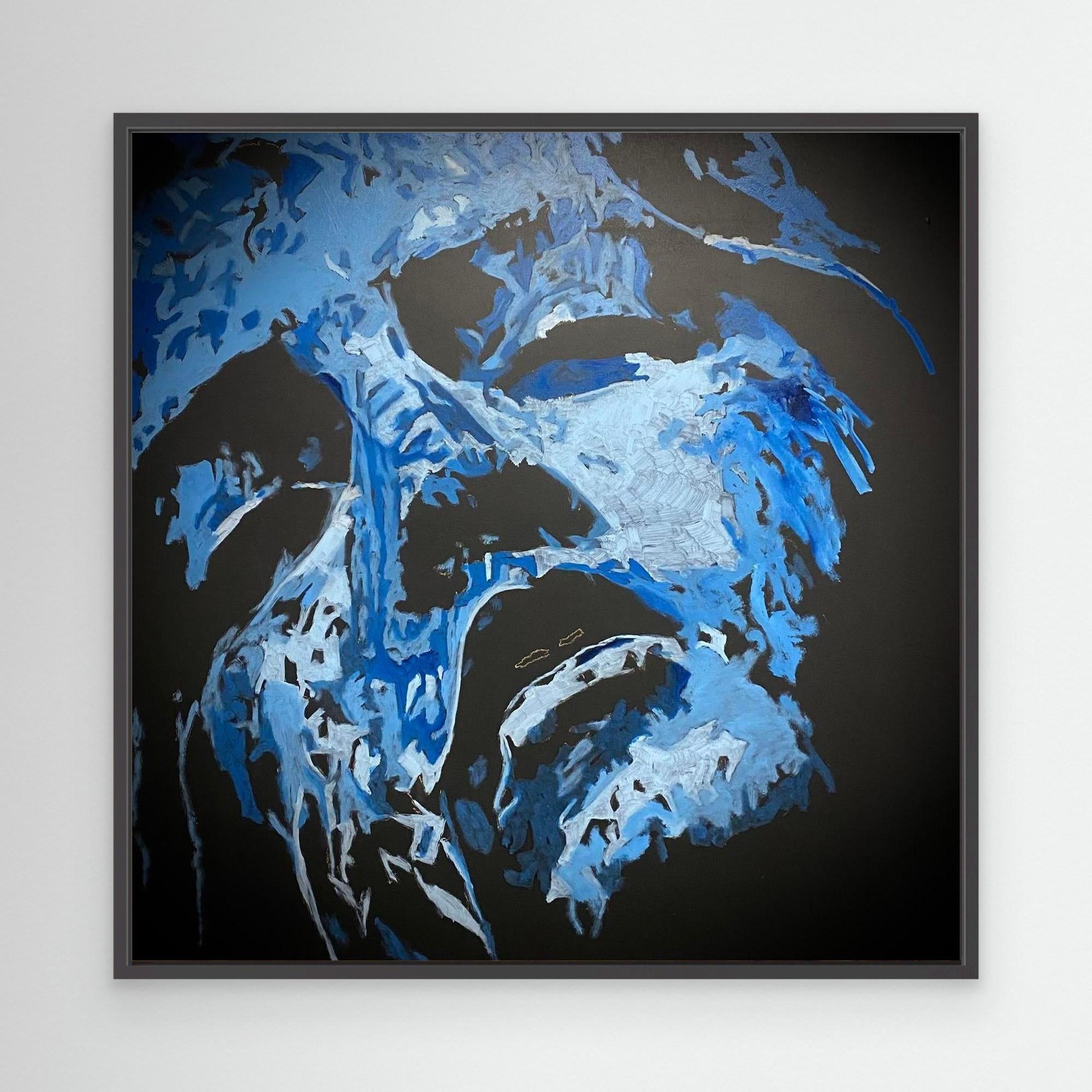 HM-ART1542- Blue in the shadow