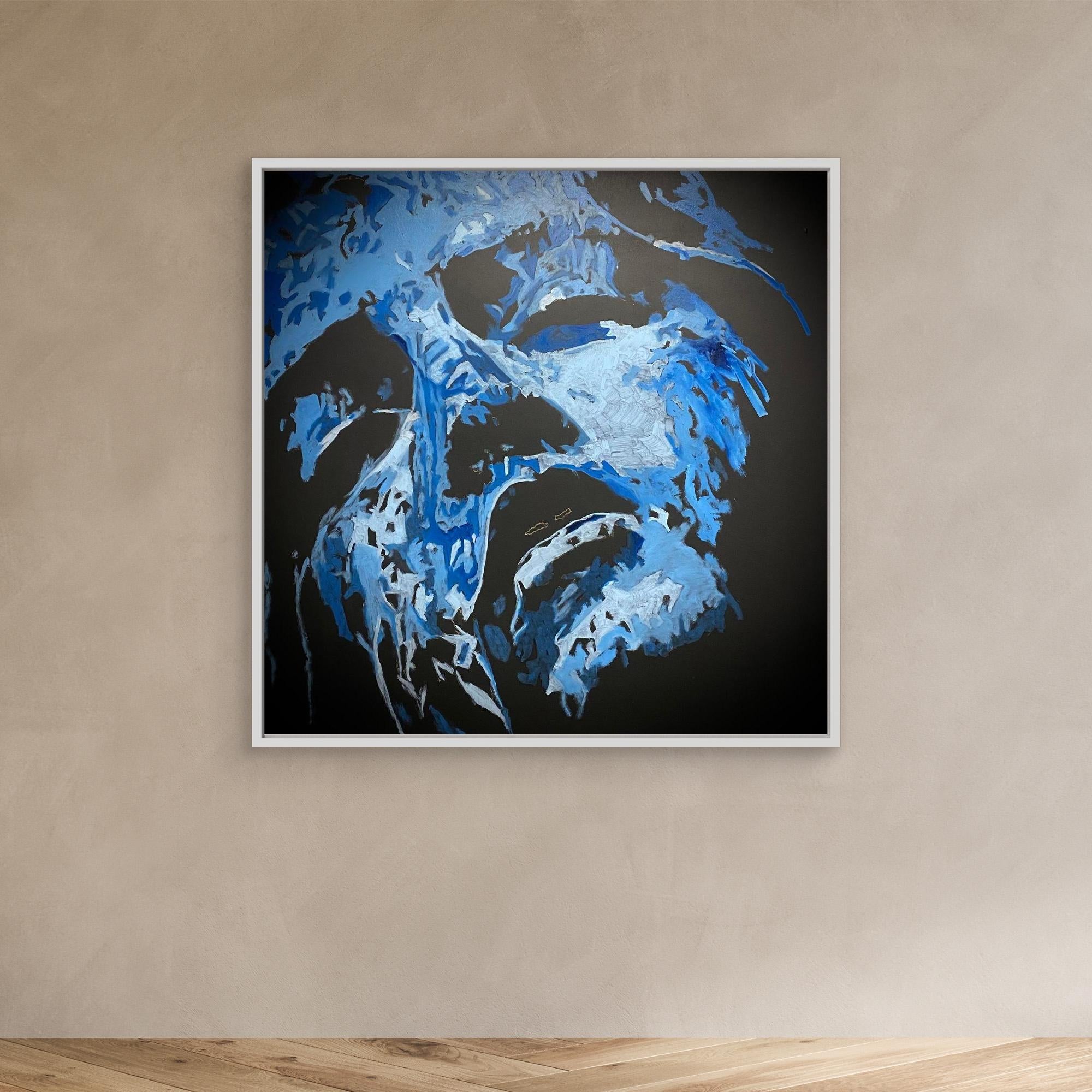 HM-ART1542- Blue in the shadow