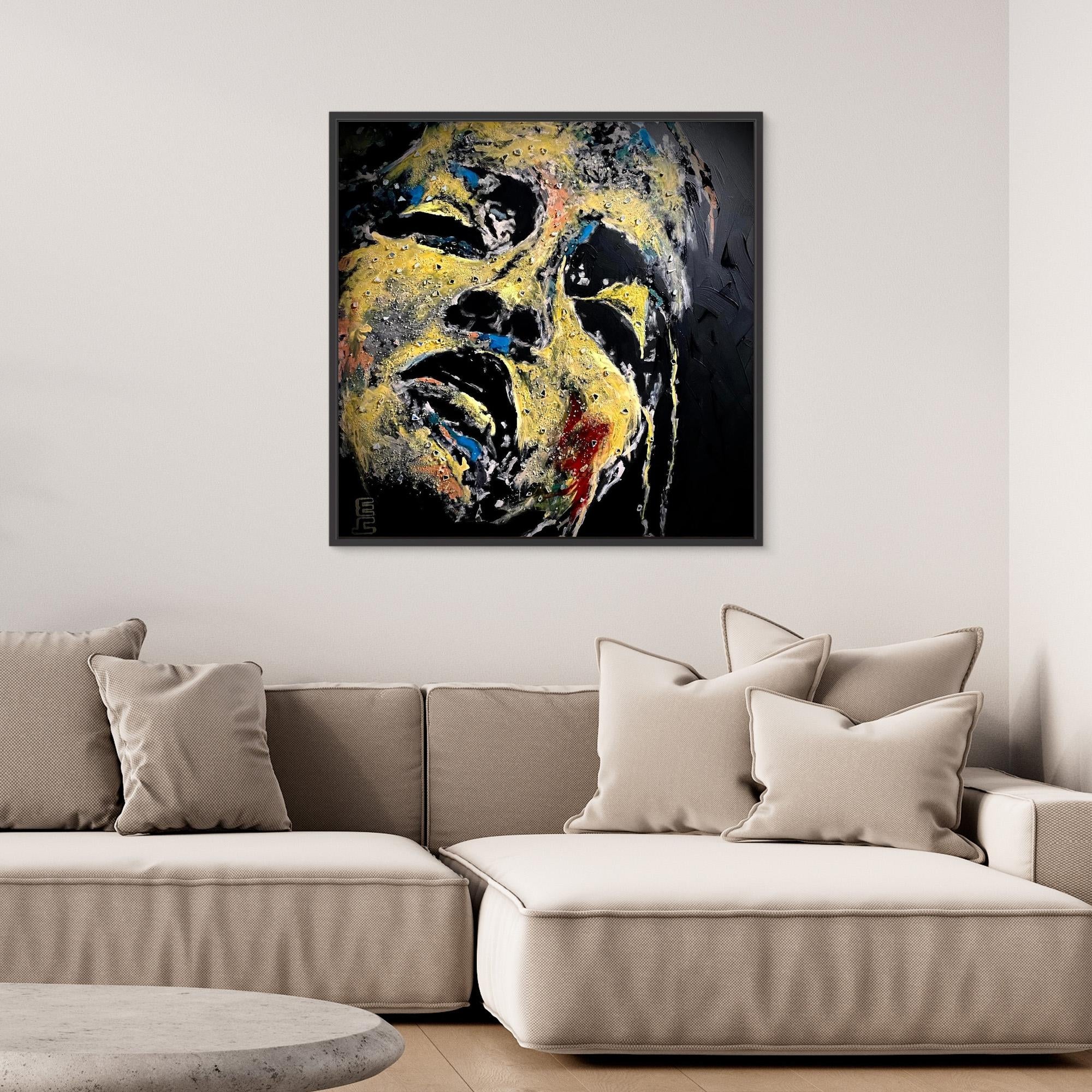HM-ART1543- The face that keeps burning