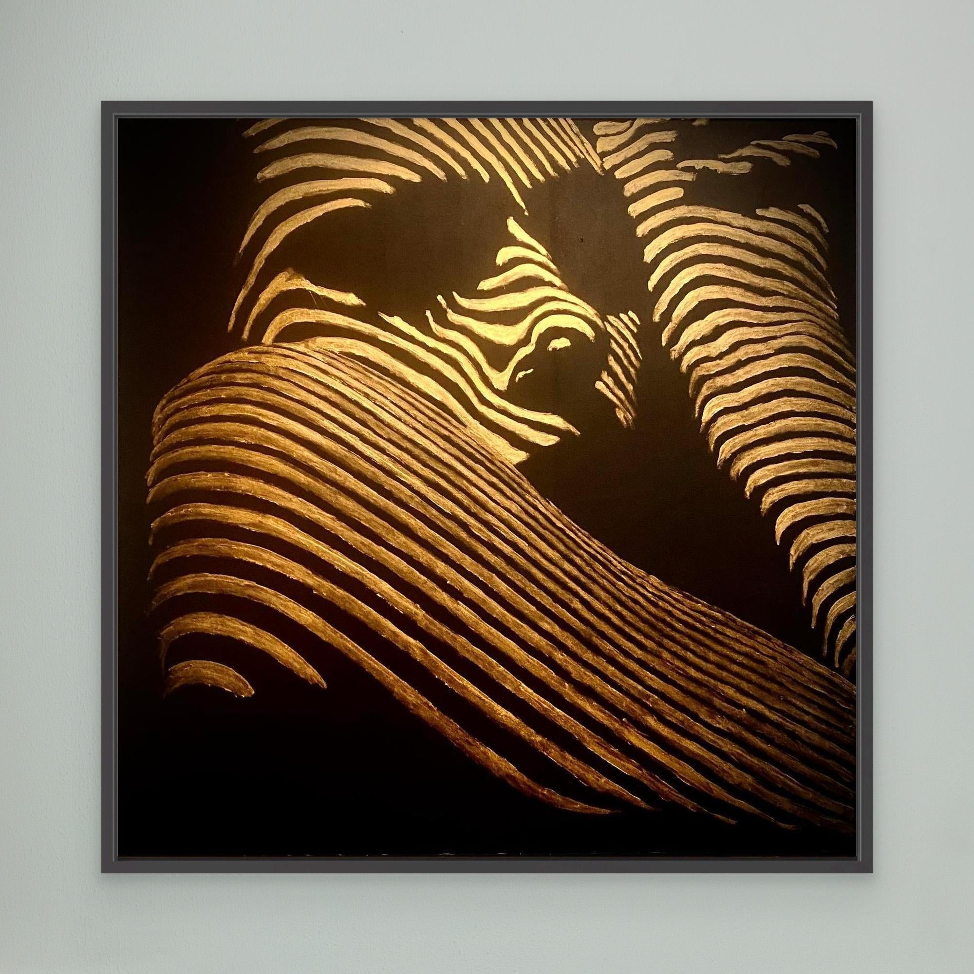 HM-ART1540- Your mask reveals the hidden truth- GOLD