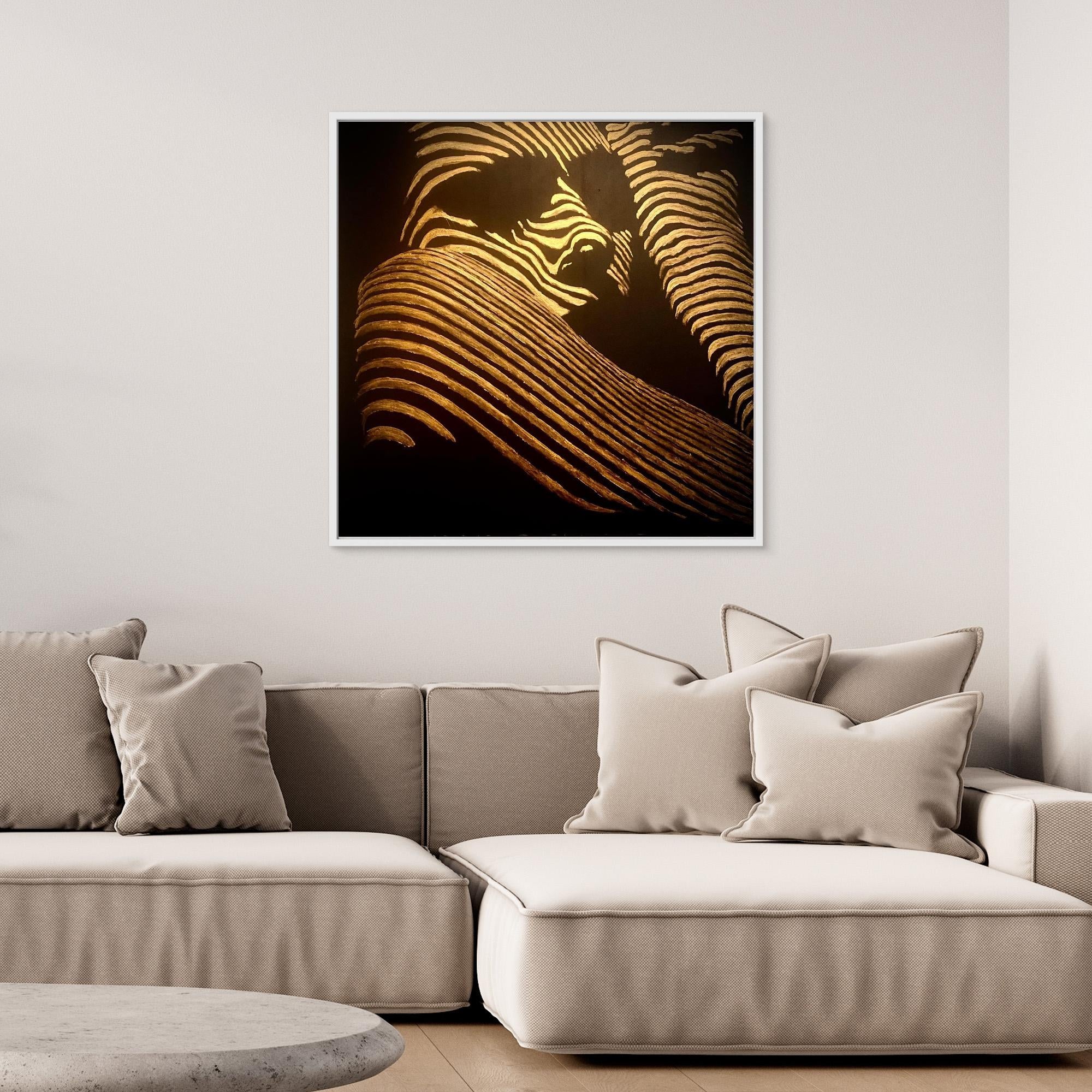 HM-ART1540- Your mask reveals the hidden truth- GOLD