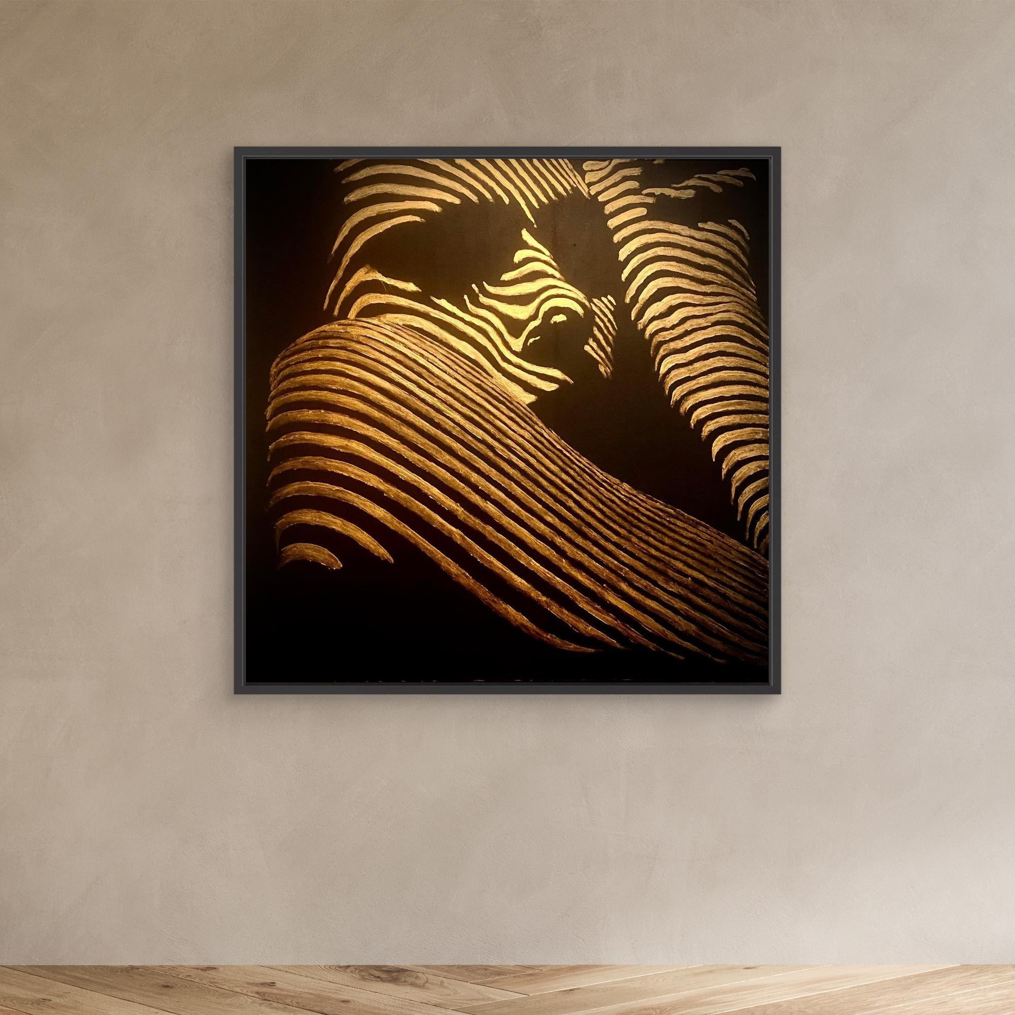 HM-ART1540- Your mask reveals the hidden truth- GOLD