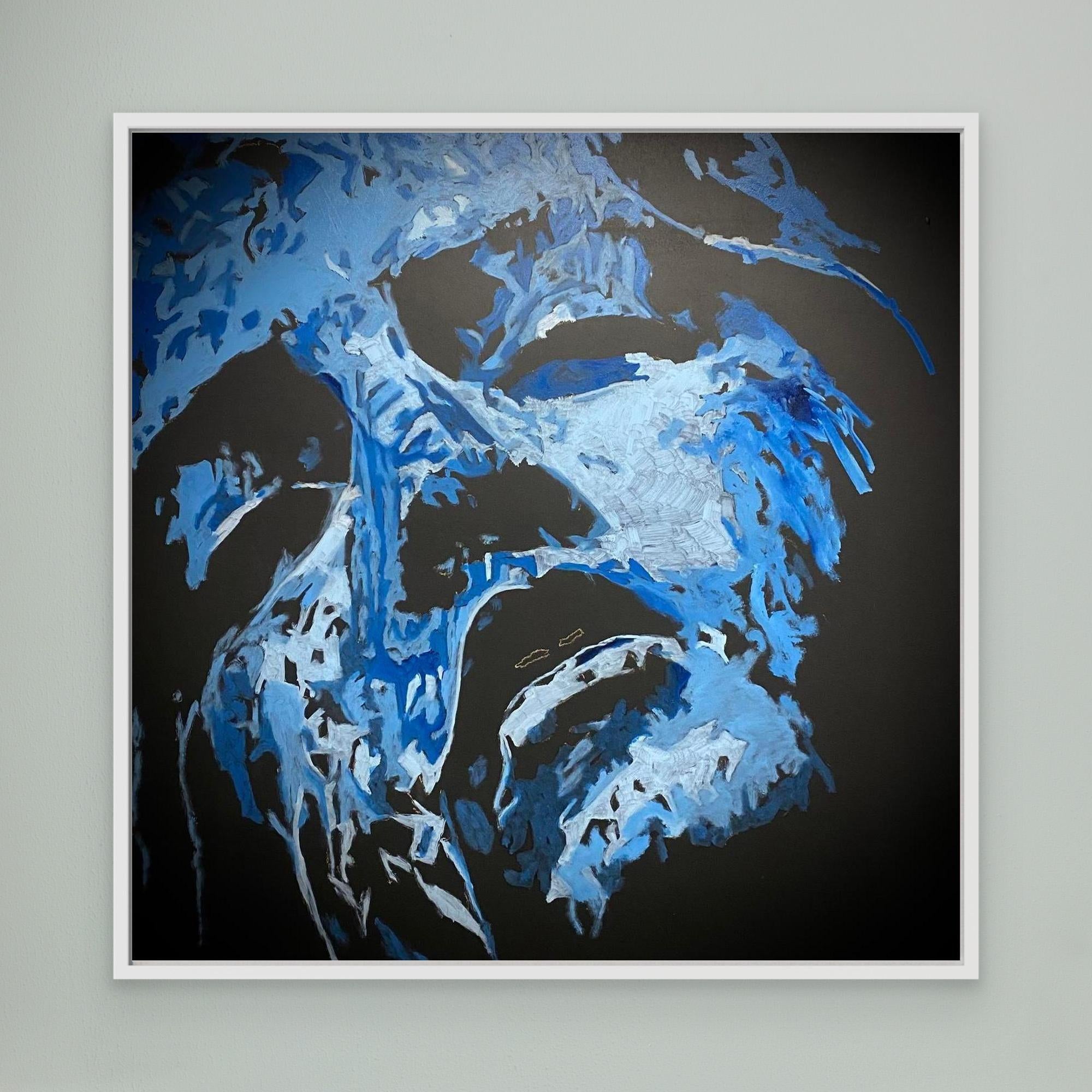 HM-ART1542- Blue in the shadow