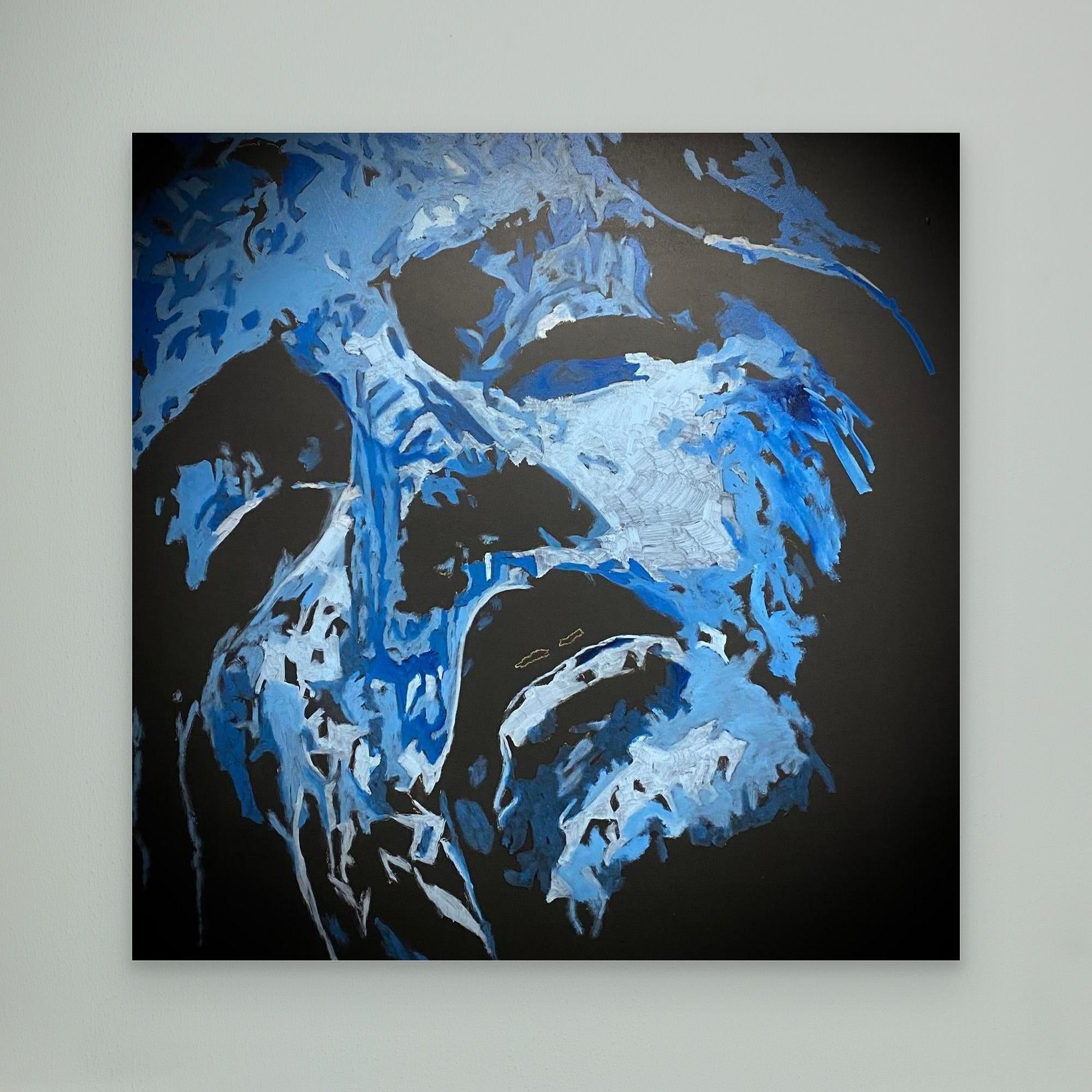 HM-ART1542- Blue in the shadow