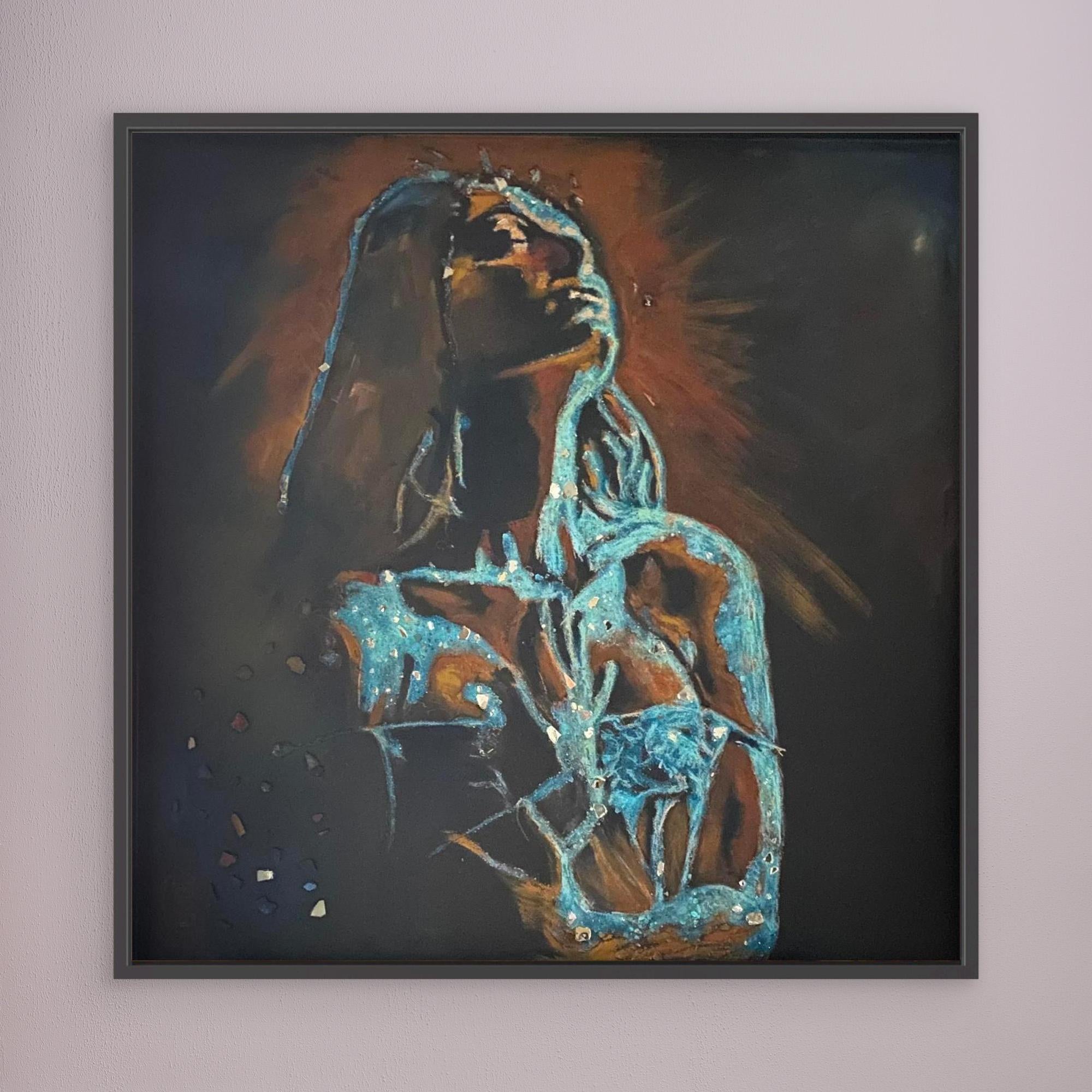HM-ART1523- In the dark she shines