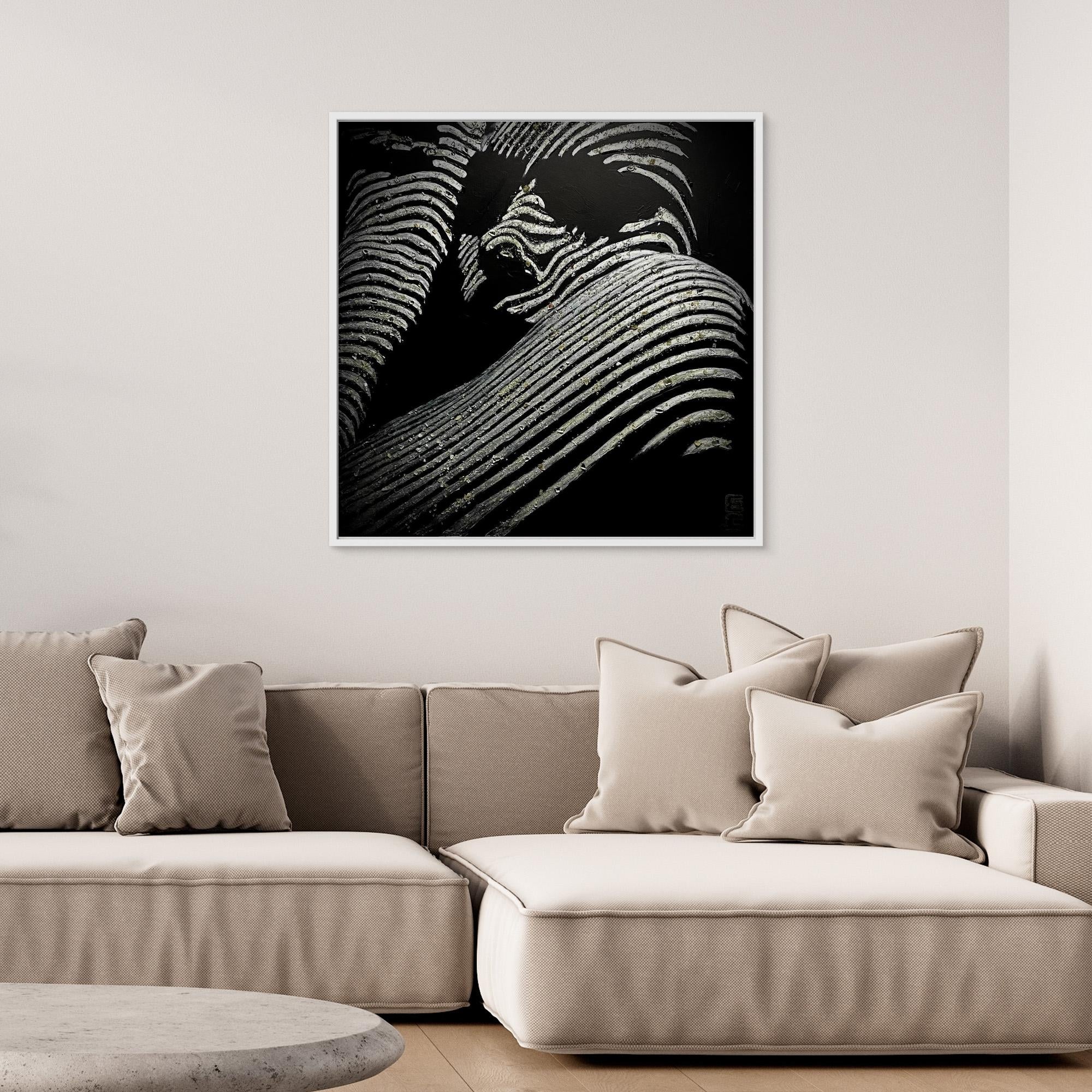 HM-ART1541- Your mask reveals the hidden truth-Silver