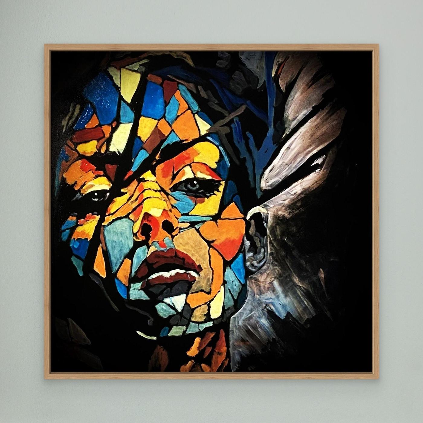 HM-ART1547- When the Mask Cracks