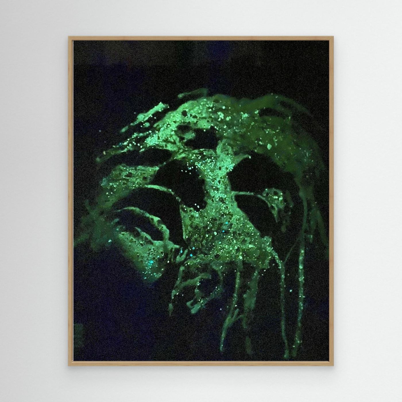 HM-ART1527A- Your fluorescent mask only weeps in the dark- Fluorescent version