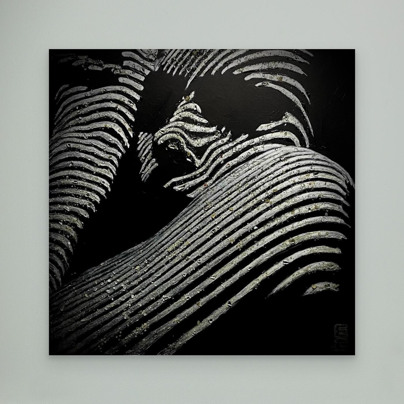 HM-ART1541- Your mask reveals the hidden truth-Silver