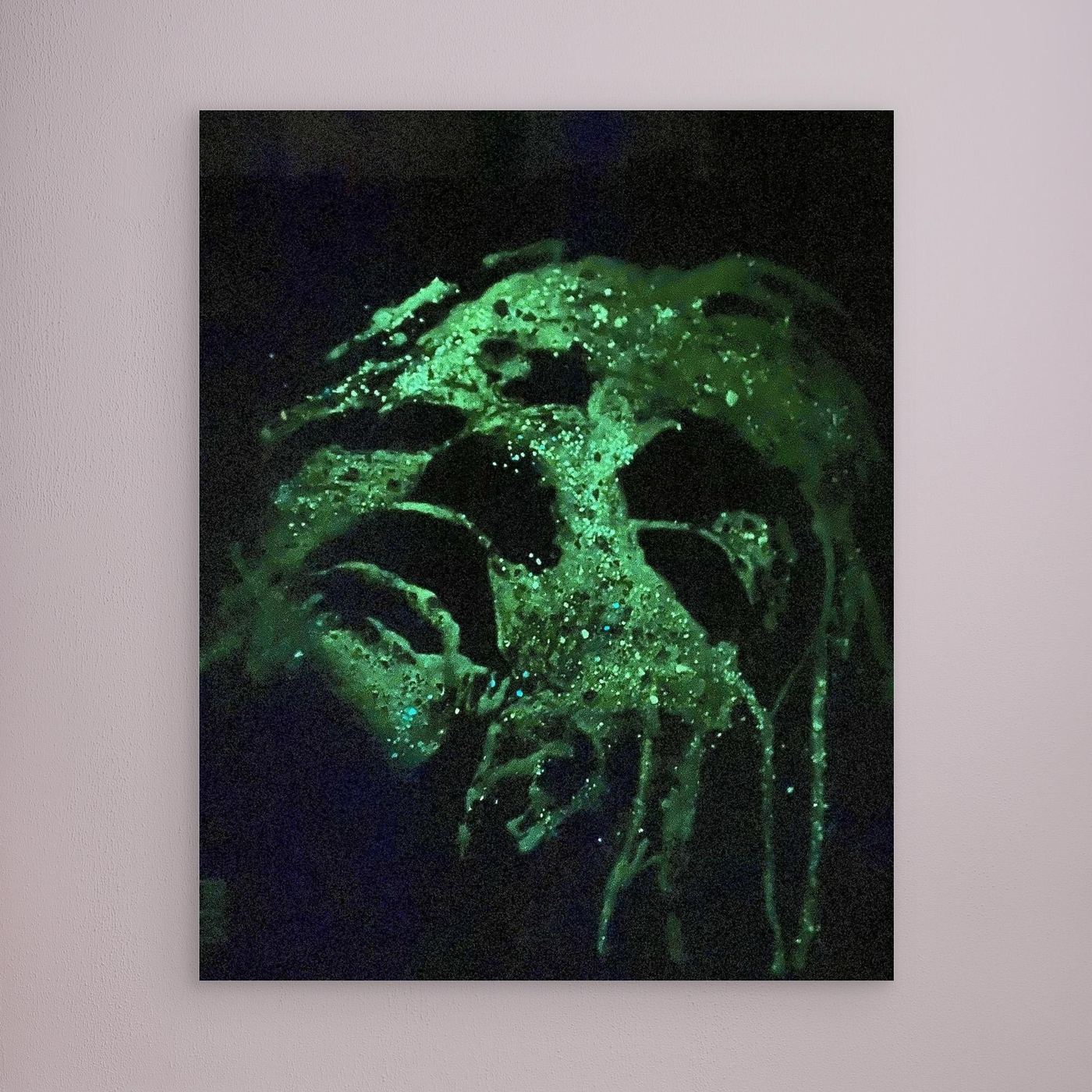HM-ART1527A- Your fluorescent mask only weeps in the dark- Fluorescent version