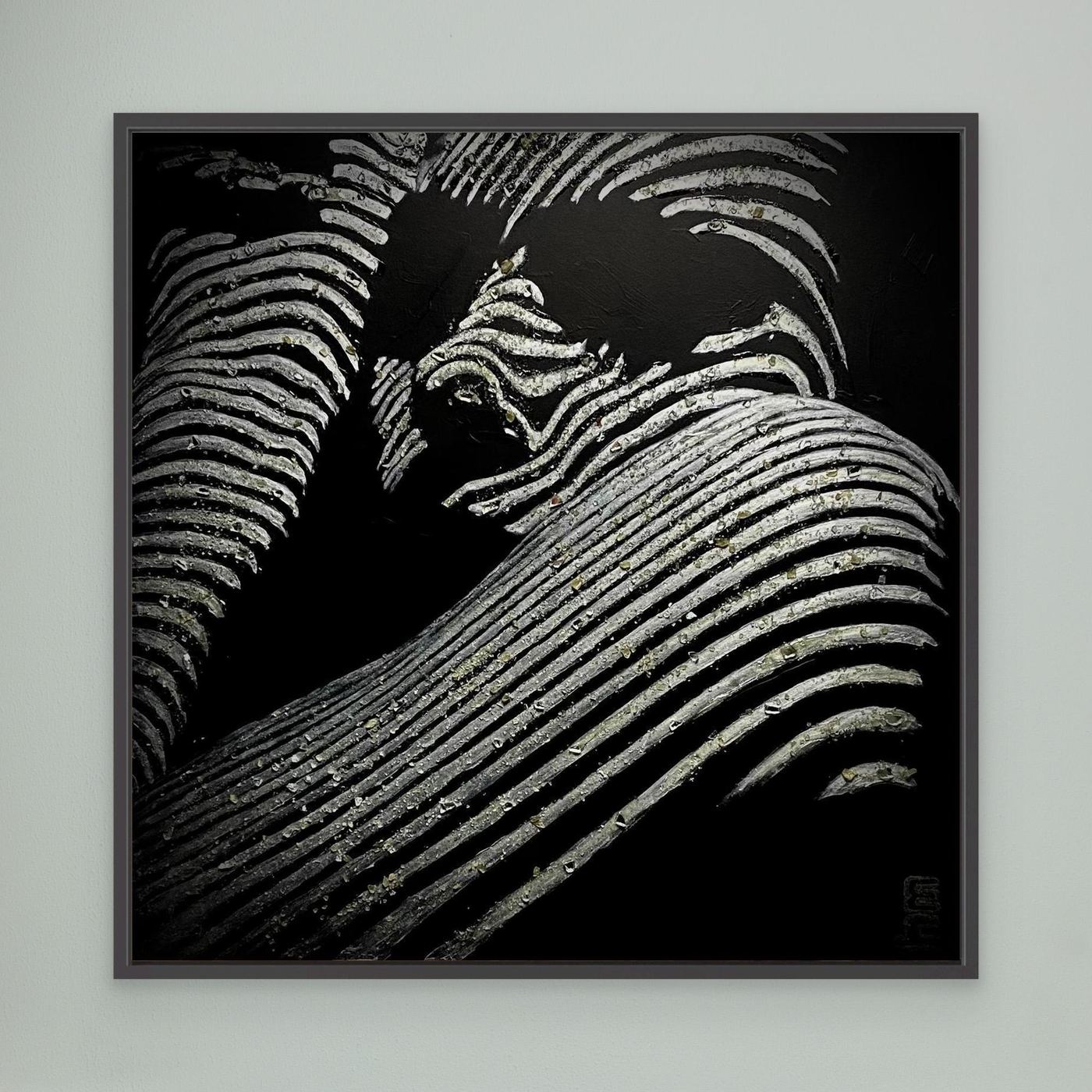 HM-ART1541- Your mask reveals the hidden truth-Silver