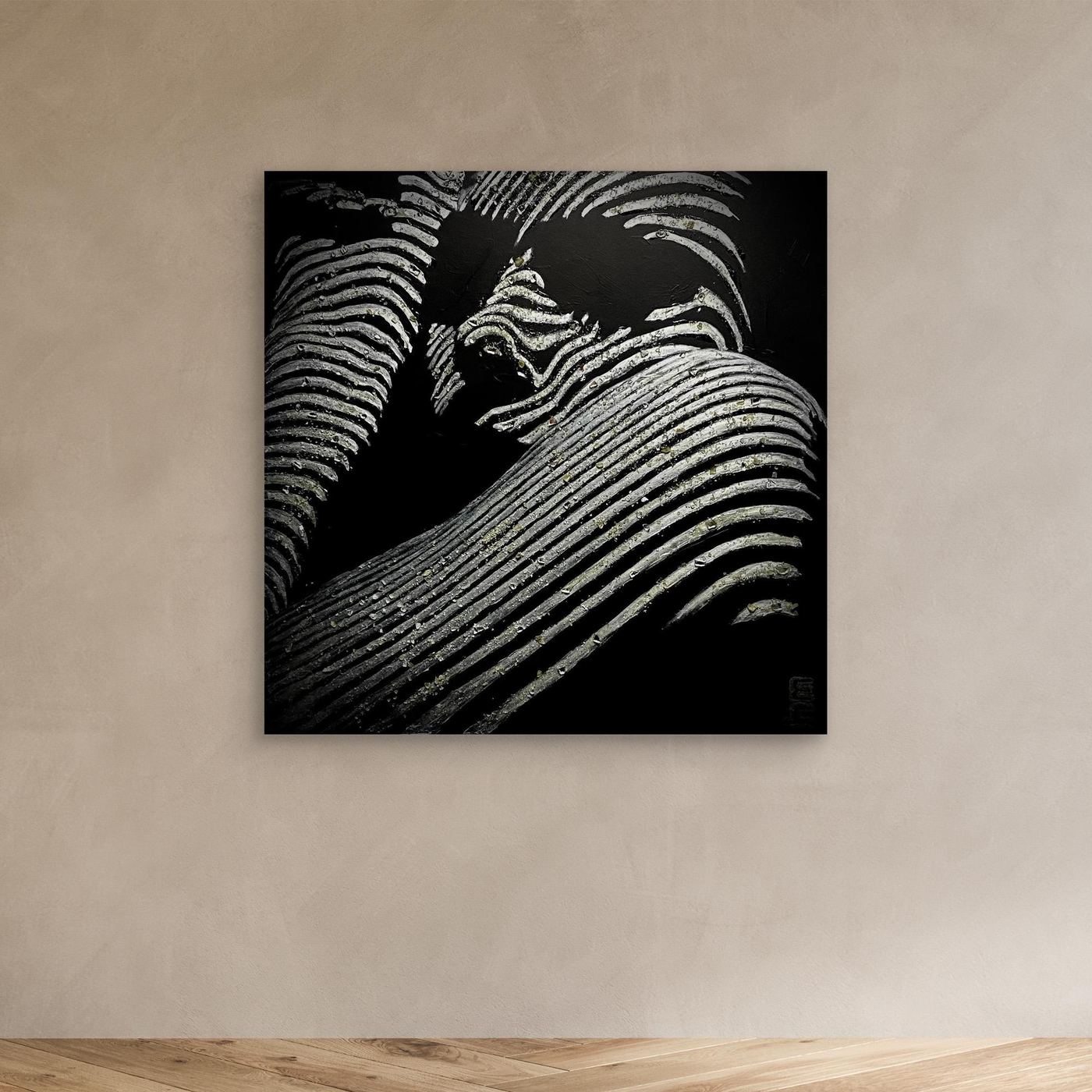 HM-ART1541- Your mask reveals the hidden truth-Silver
