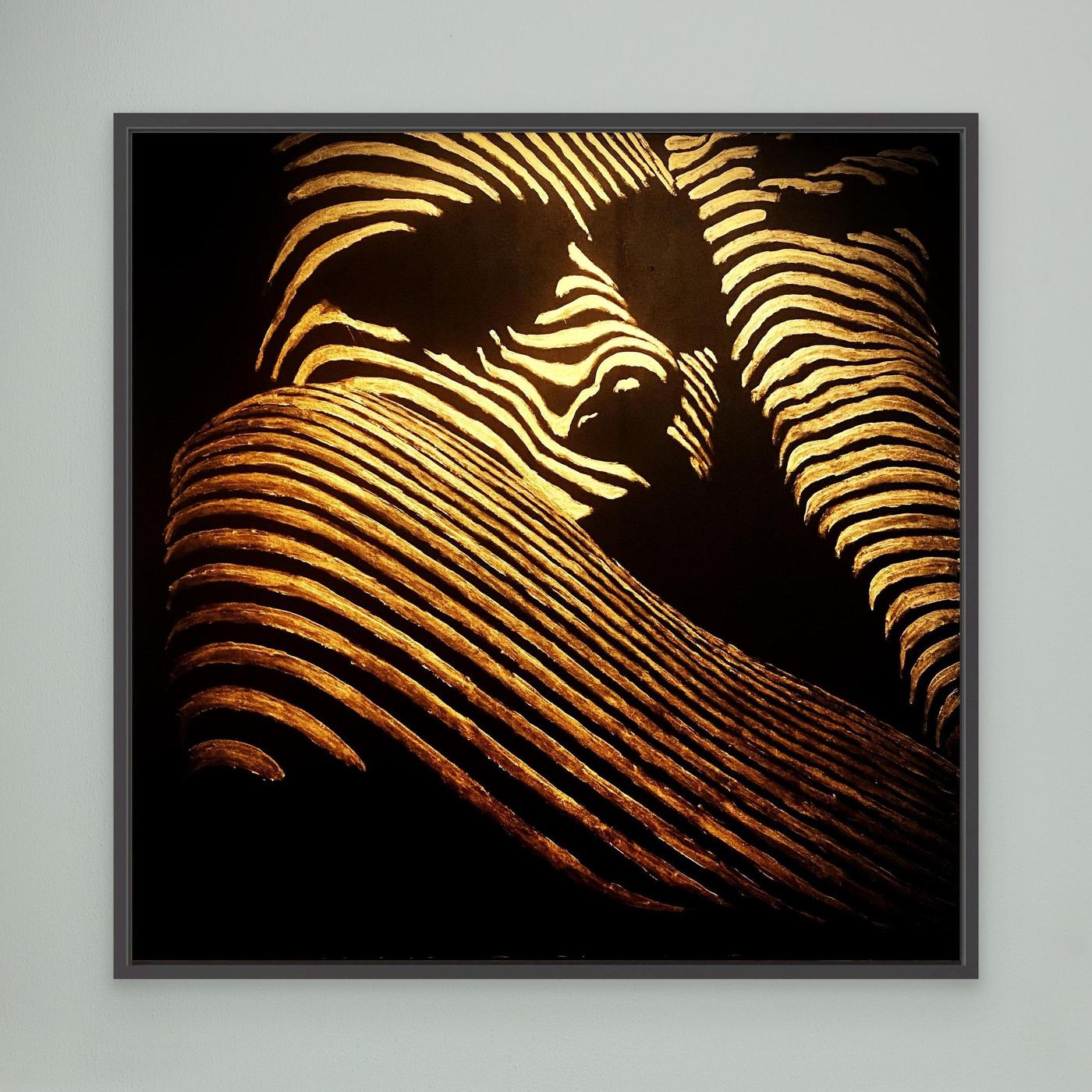 HM-ART1540- Your mask reveals the hidden truth- Gold