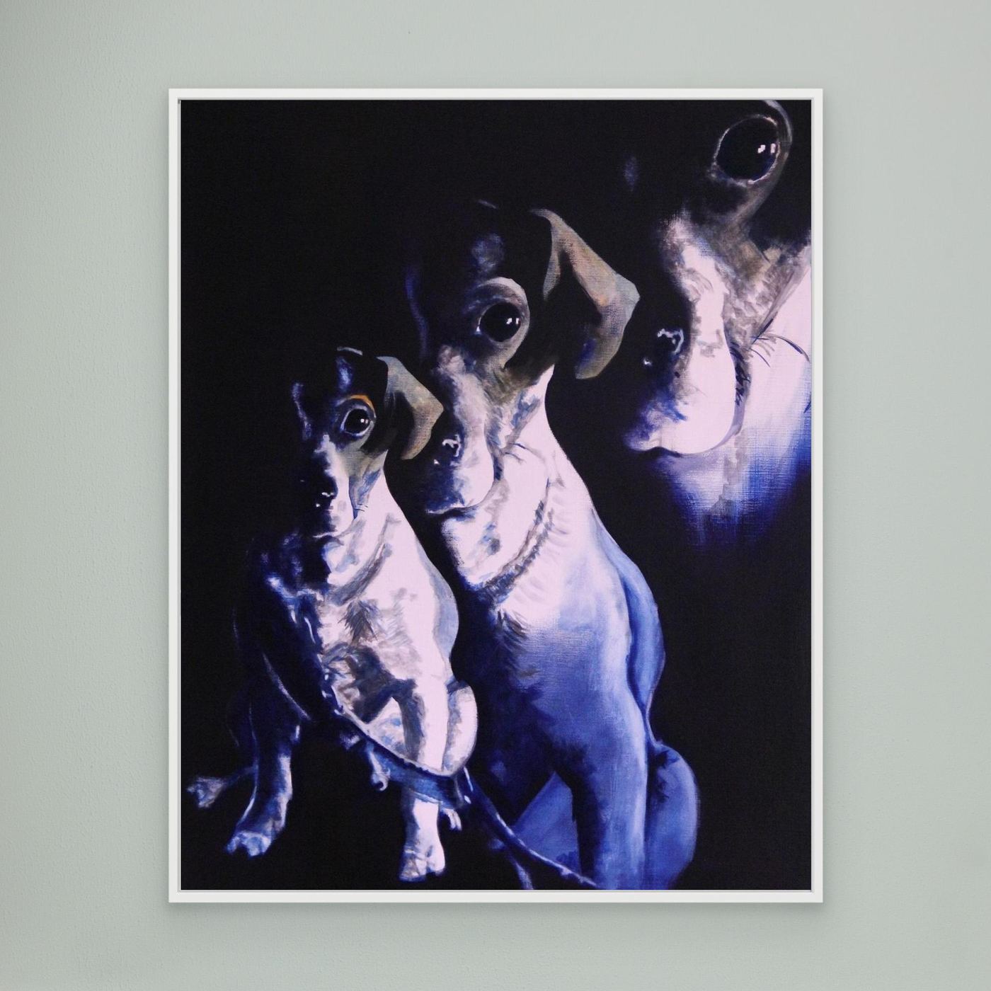 HM-ART1058- Golden Boy in Prussian Blue
