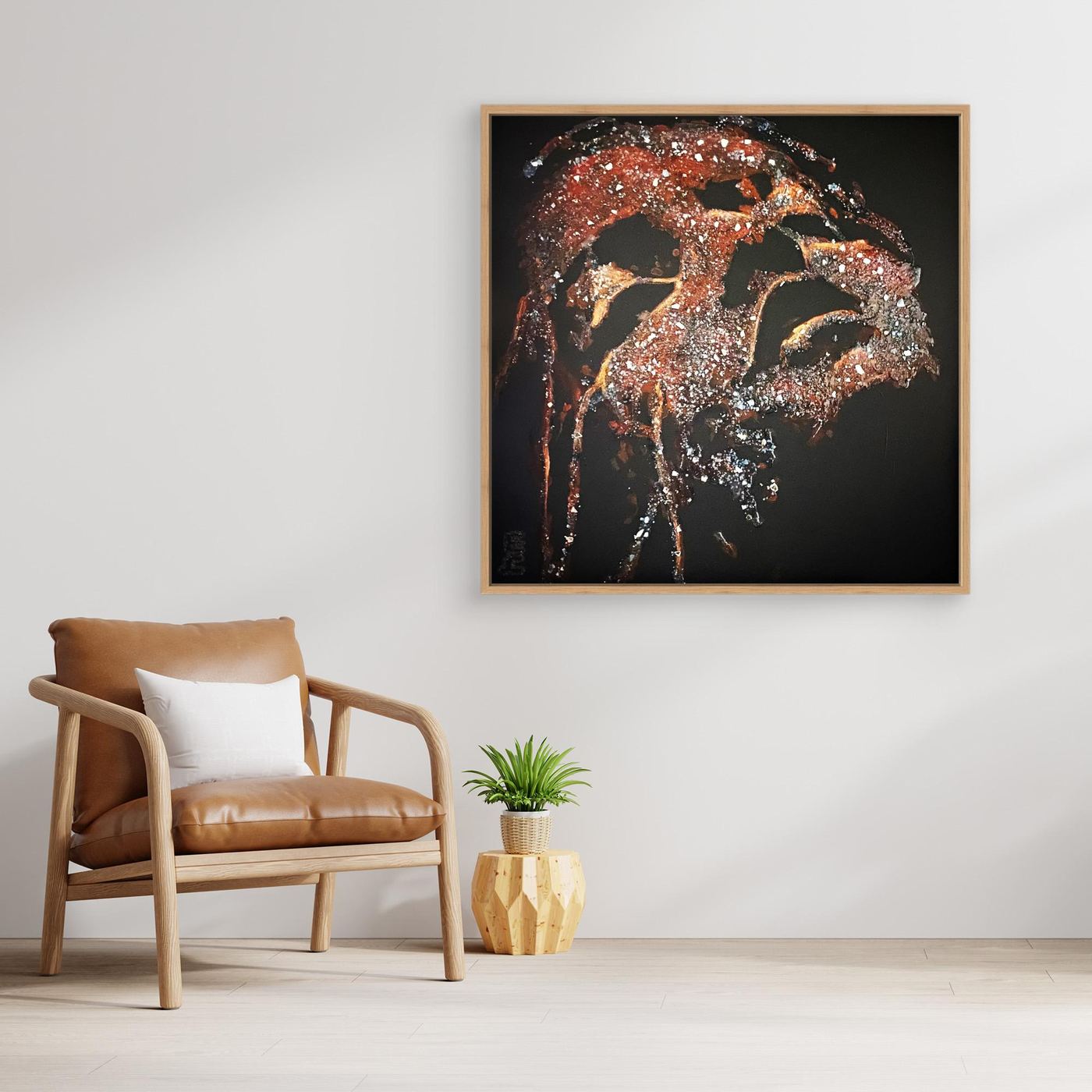 HM-ART1528- Your Crimson Rust mask only weeps in the dark