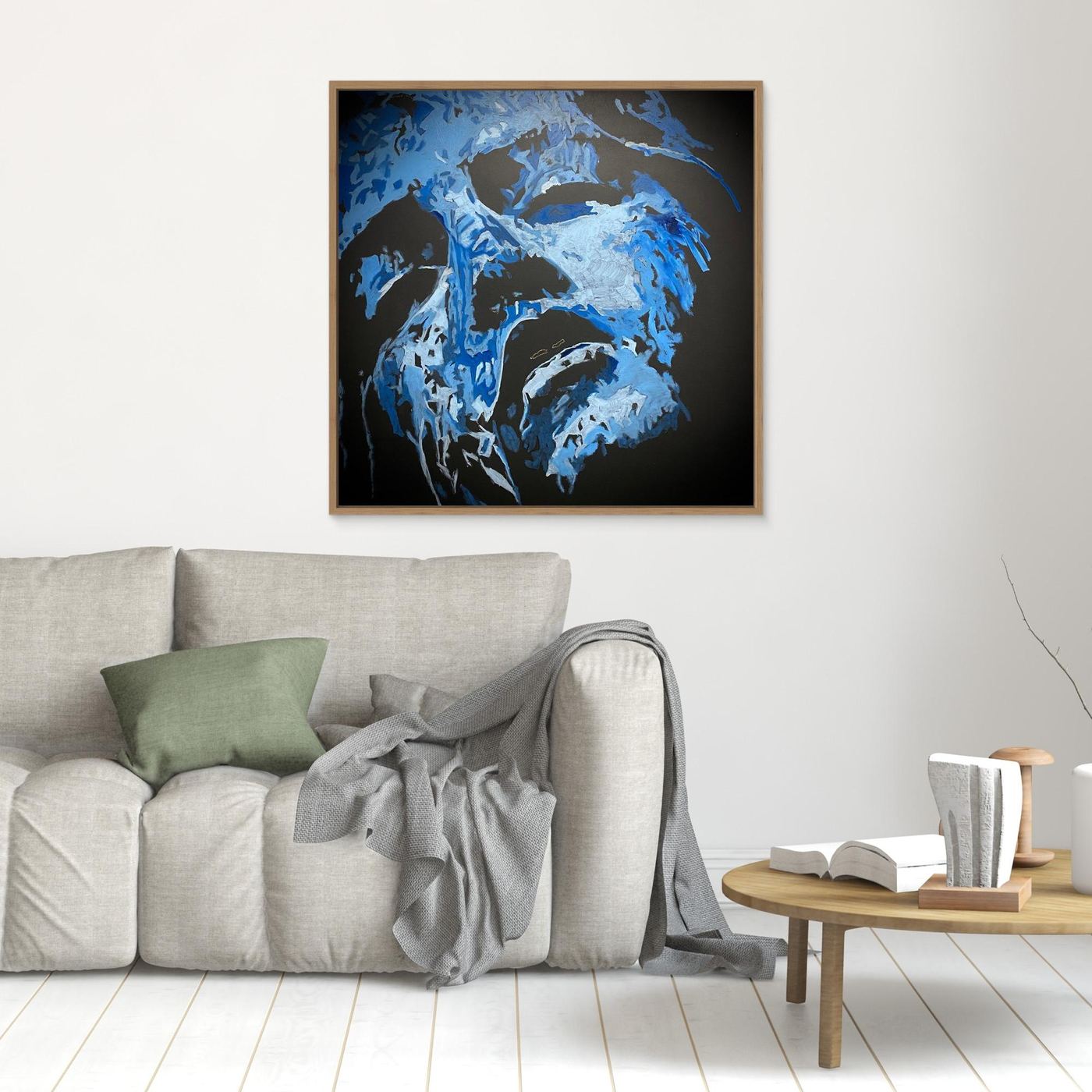 HM-ART1542- Today the Colour of Your Mask is Blue