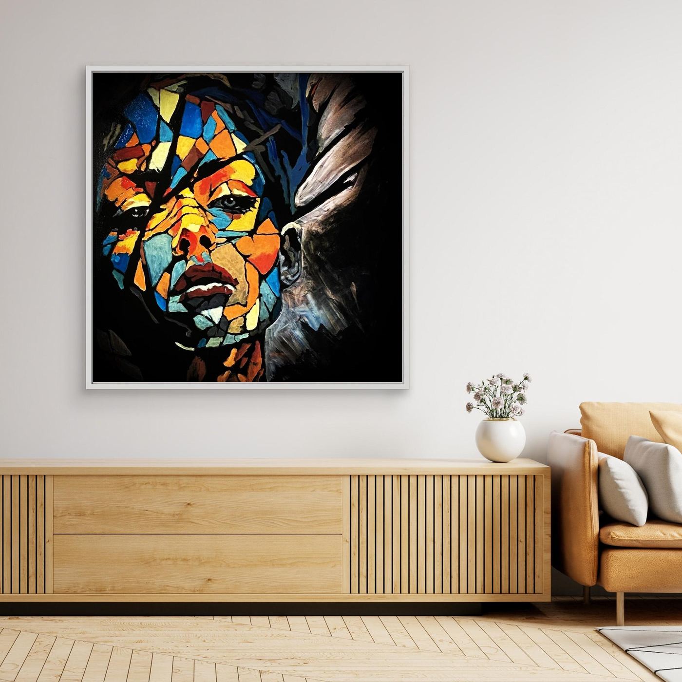 HM-ART1547- When the Mask Cracks
