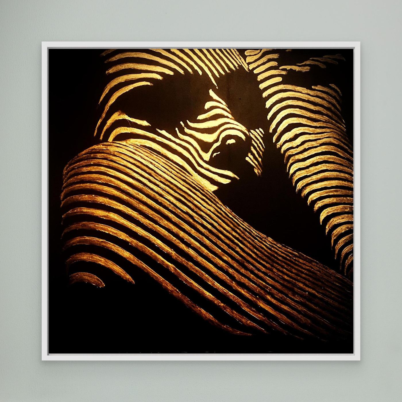 HM-ART1540- Your mask reveals the hidden truth- Gold