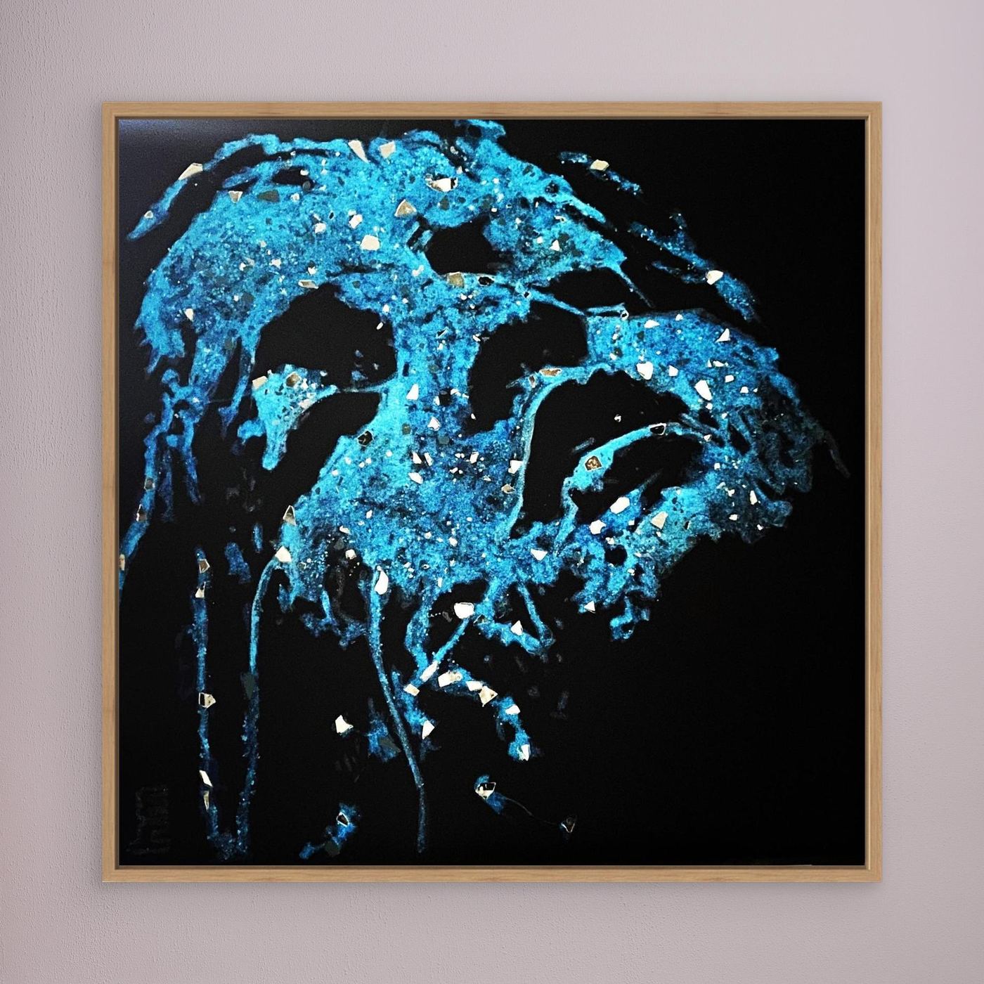 HM-ART1524- Your blue mask only weeps in the dark
