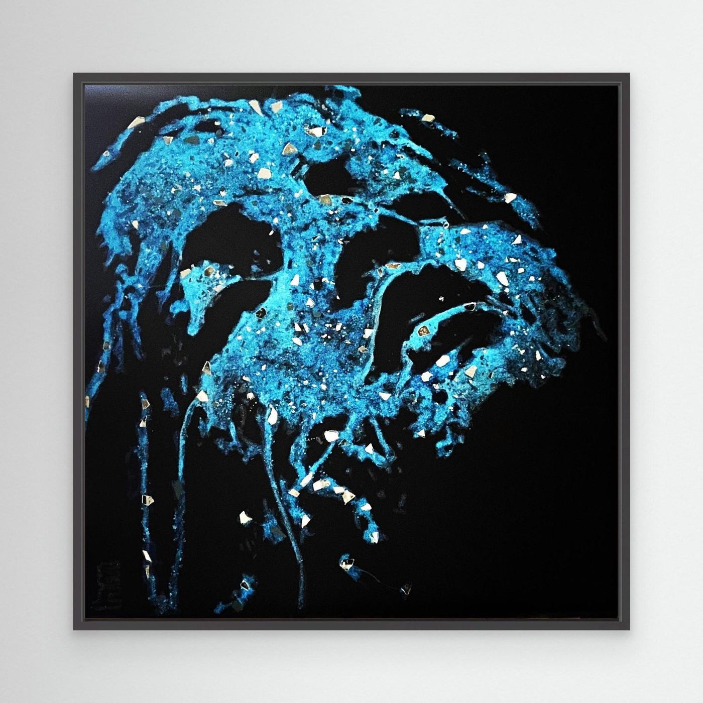 HM-ART1524- Your blue mask only weeps in the dark