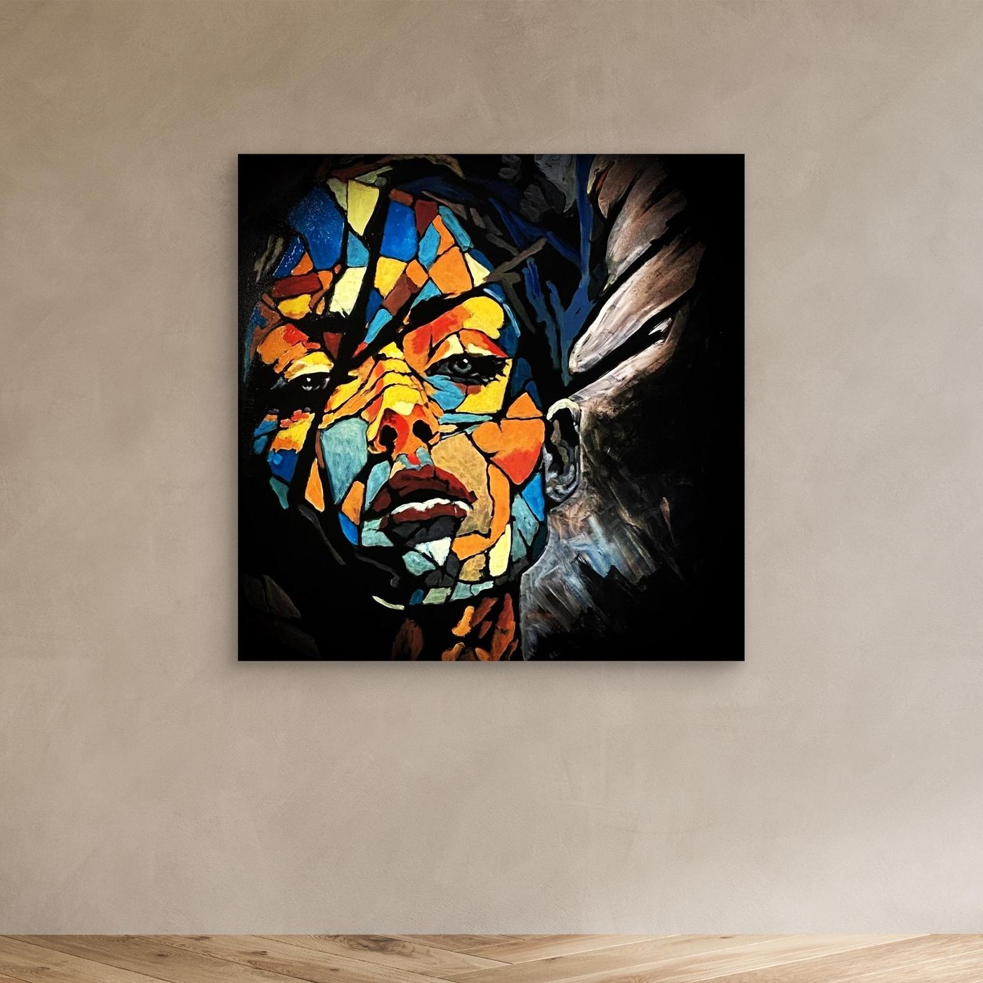 HM-ART1547- When the Mask Cracks