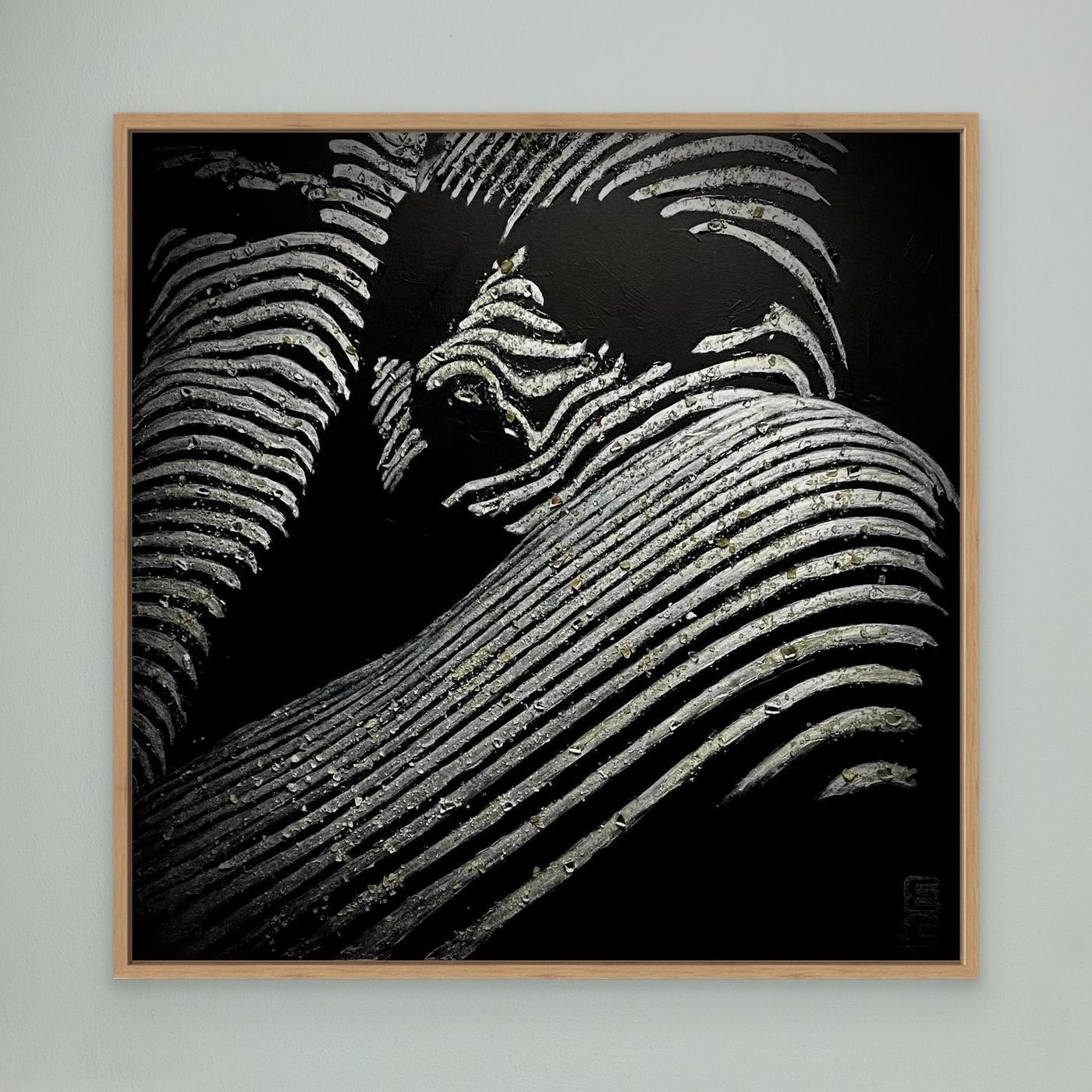HM-ART1541- Your mask reveals the hidden truth-Silver