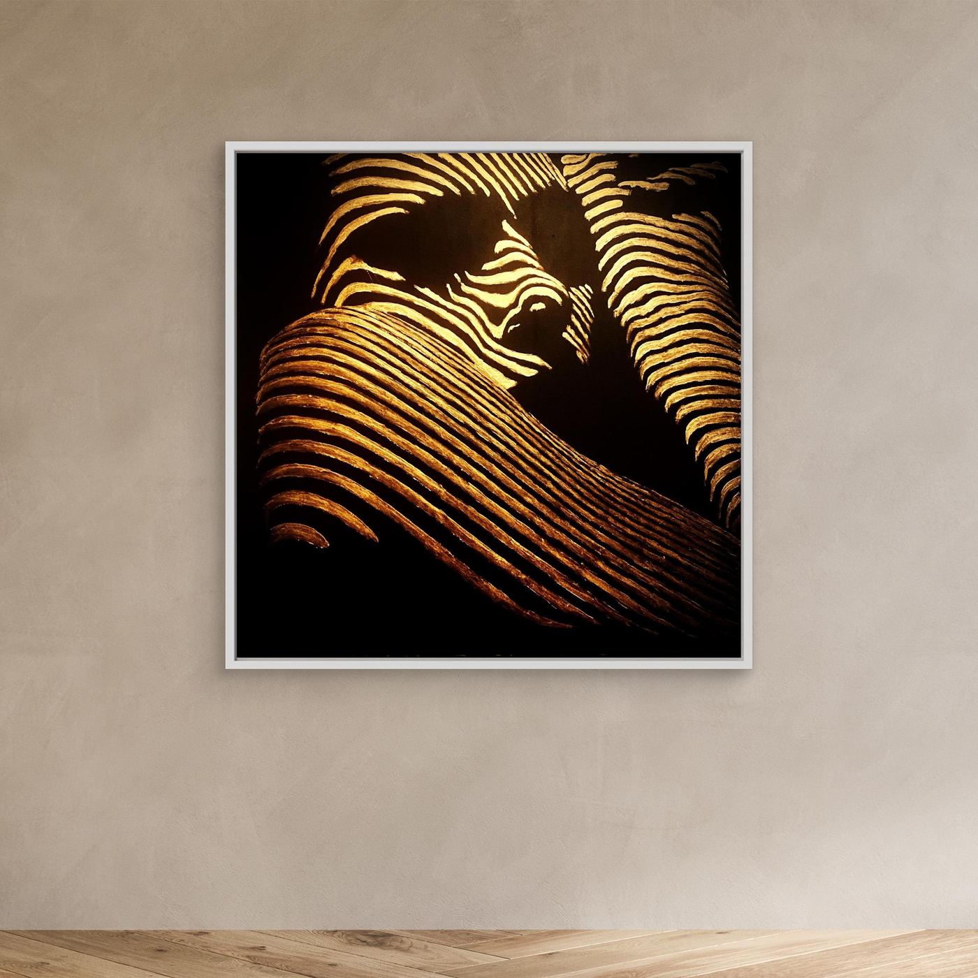 HM-ART1540- Your mask reveals the hidden truth- Gold
