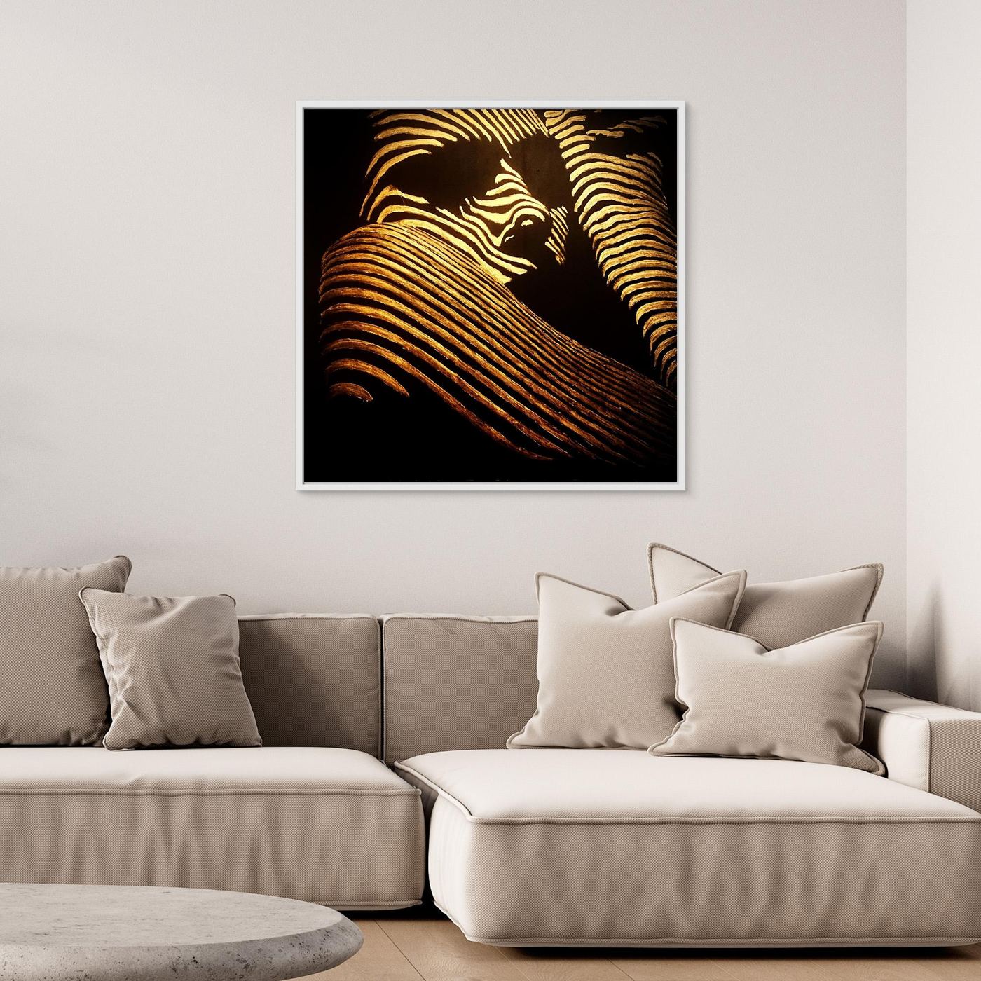 HM-ART1540- Your mask reveals the hidden truth- Gold