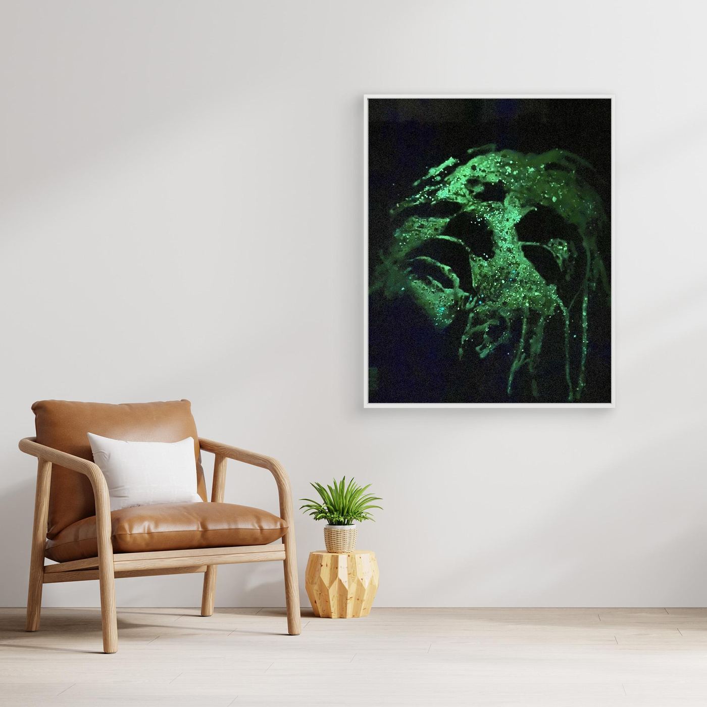 HM-ART1527A- Your fluorescent mask only weeps in the dark- Fluorescent version