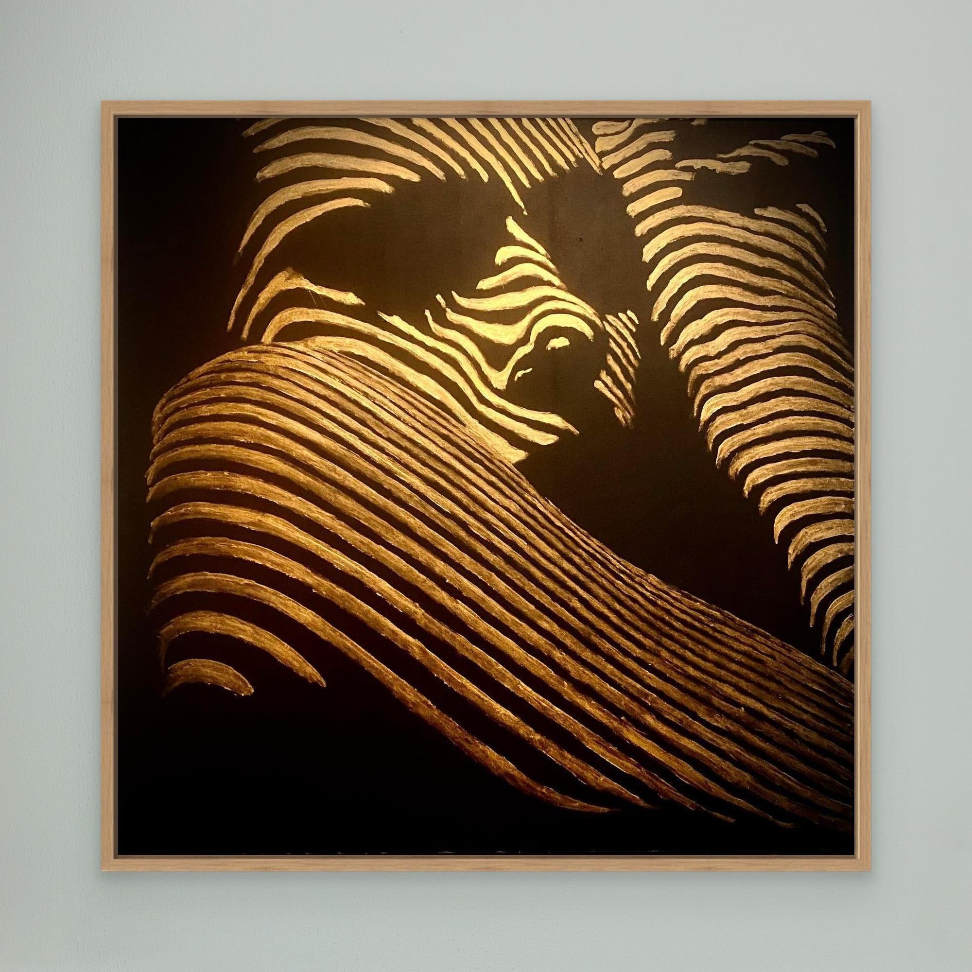 HM-ART1540- Your mask reveals the hidden truth- GOLD