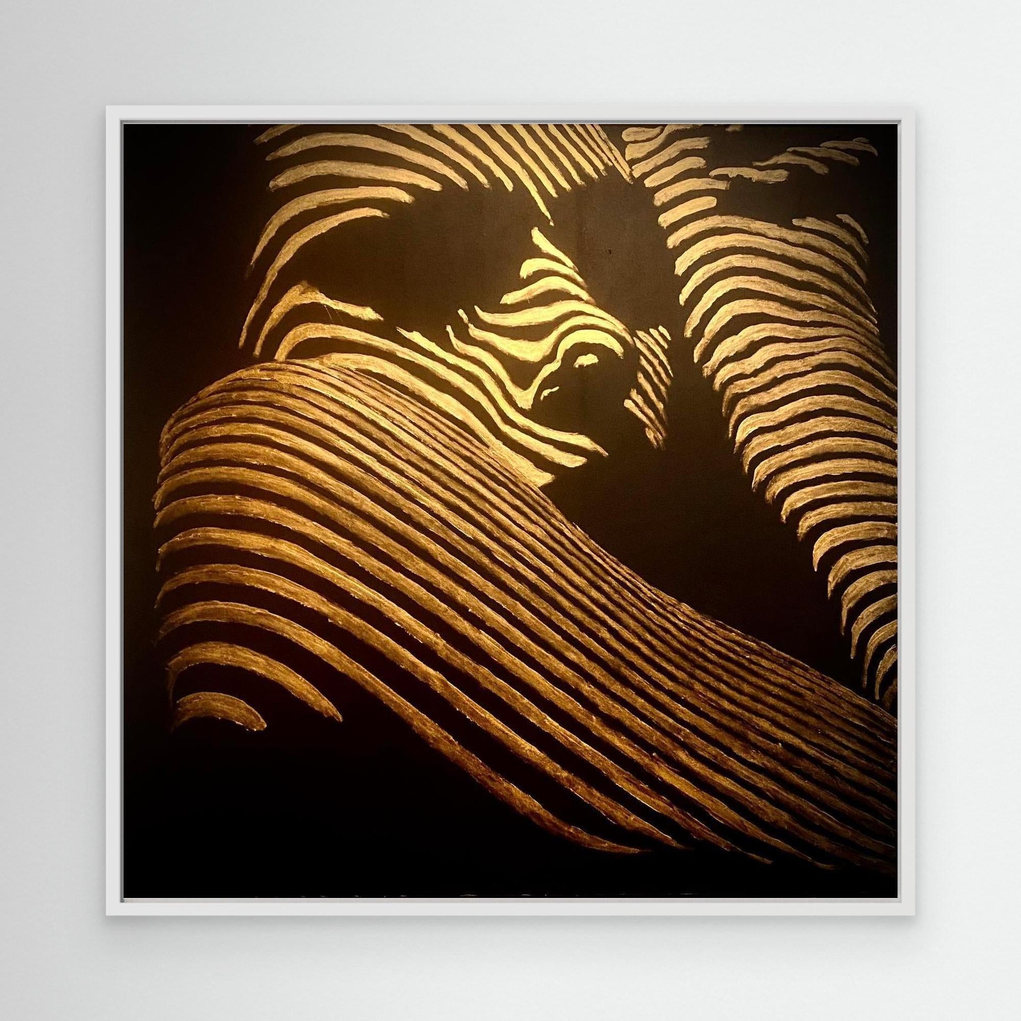 HM-ART1540- Your mask reveals the hidden truth- GOLD