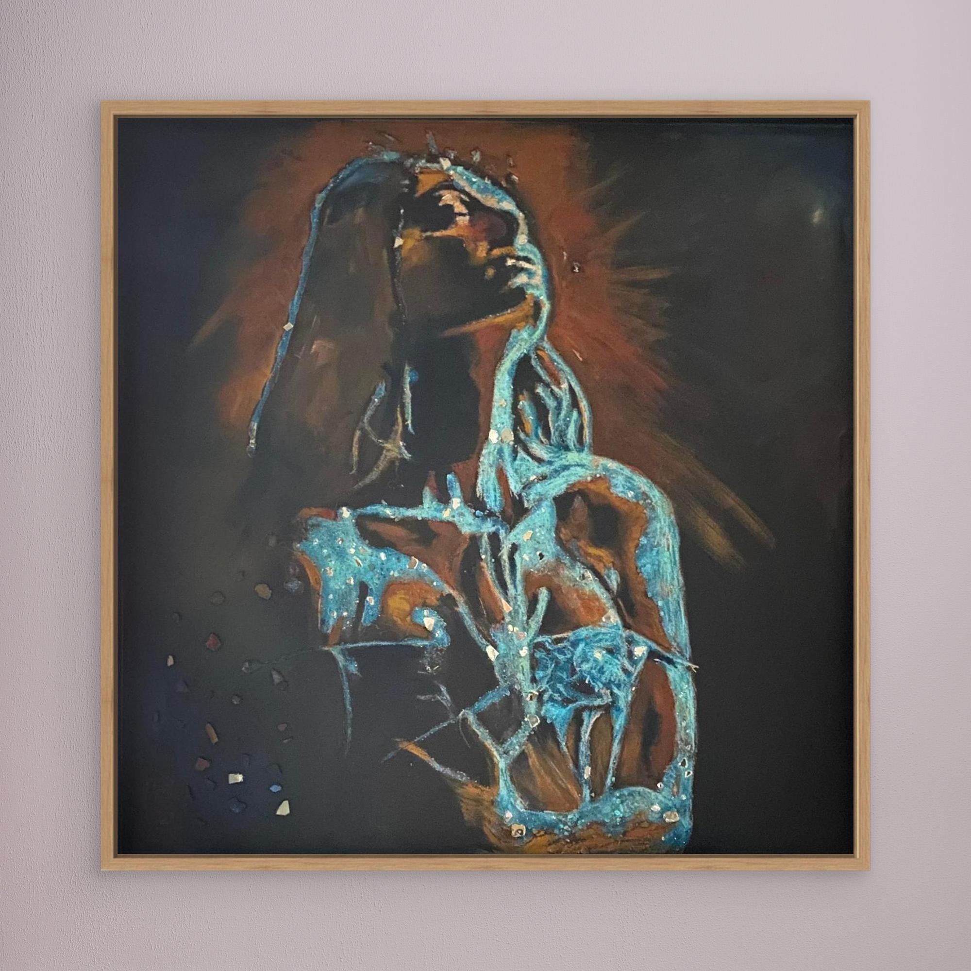 HM-ART1523- In the dark she shines