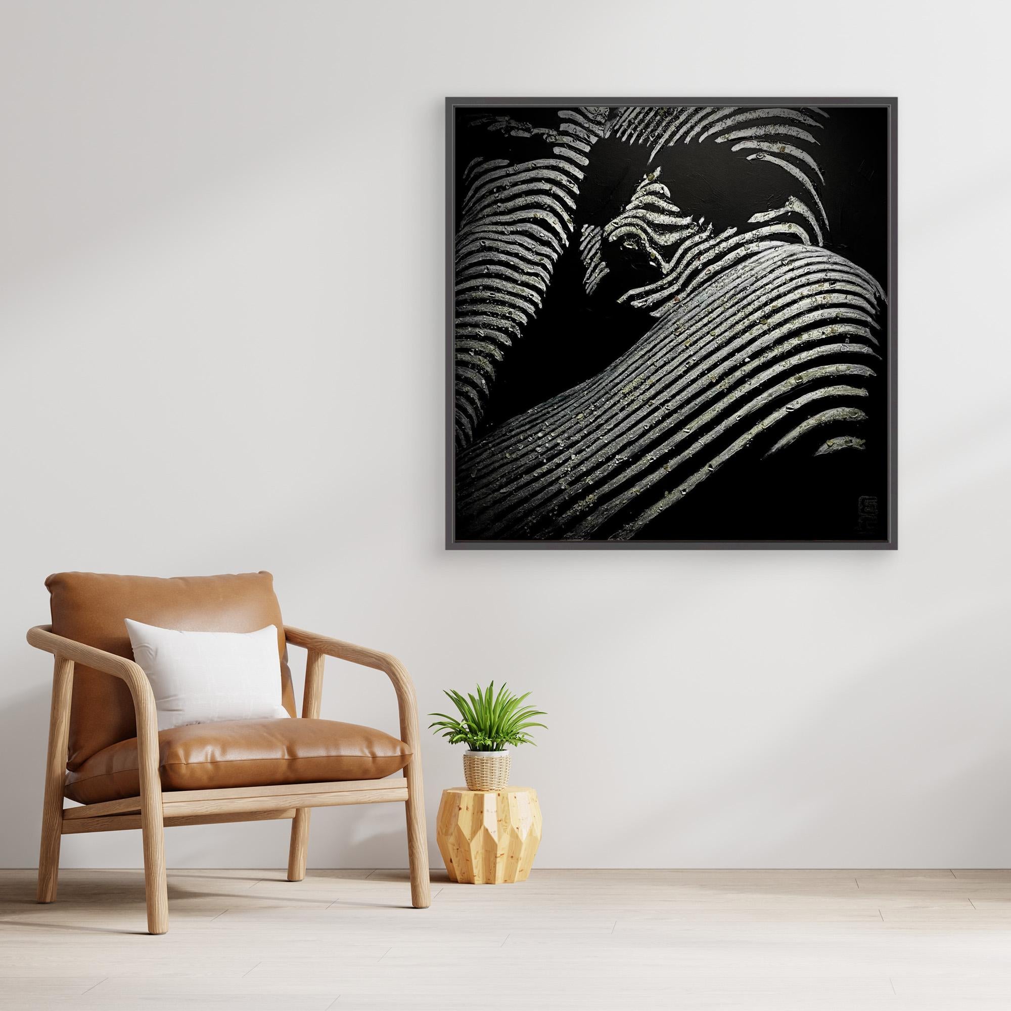 HM-ART1541- Your mask reveals the hidden truth-Silver