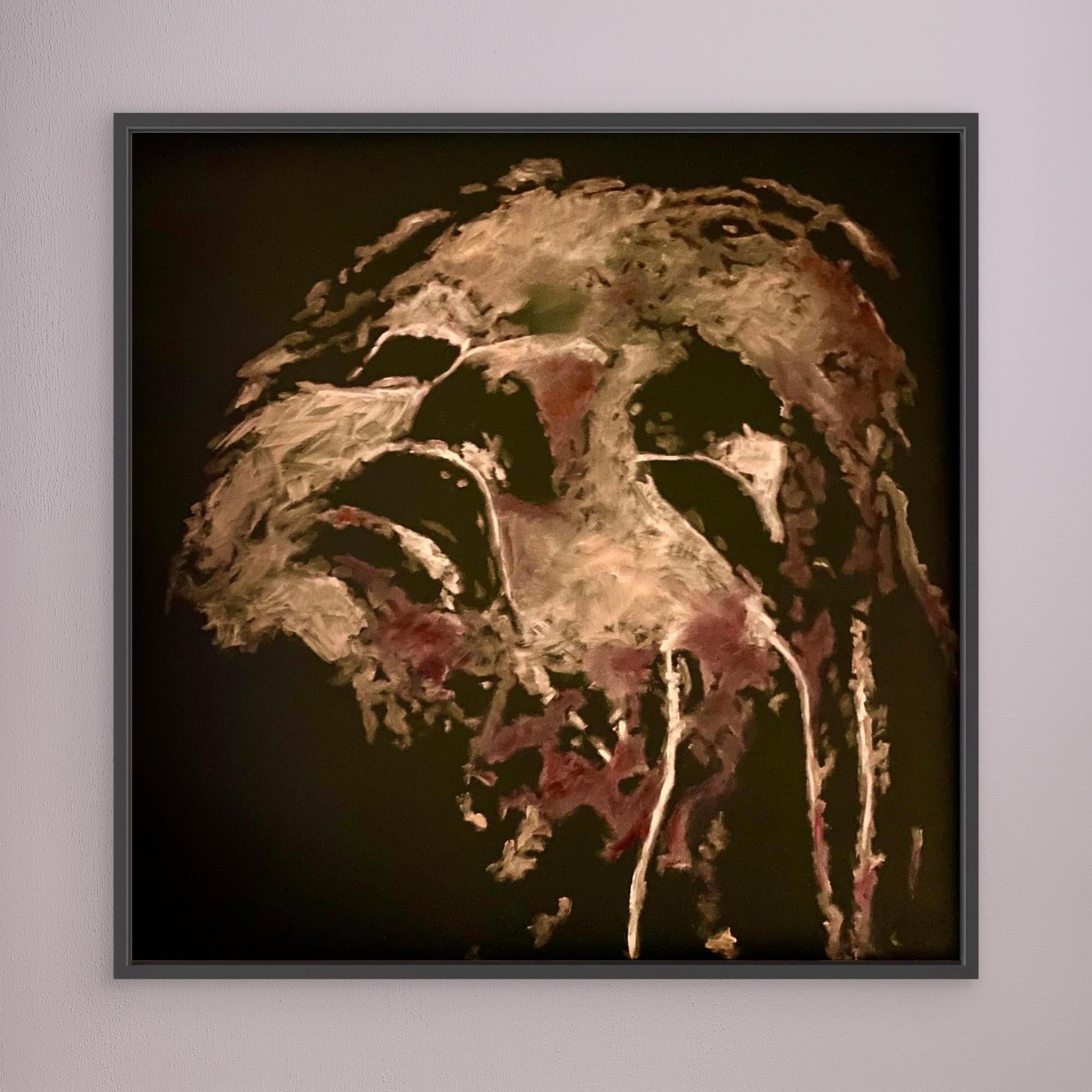 HM-ART1529- Your mask only weeps in the dark