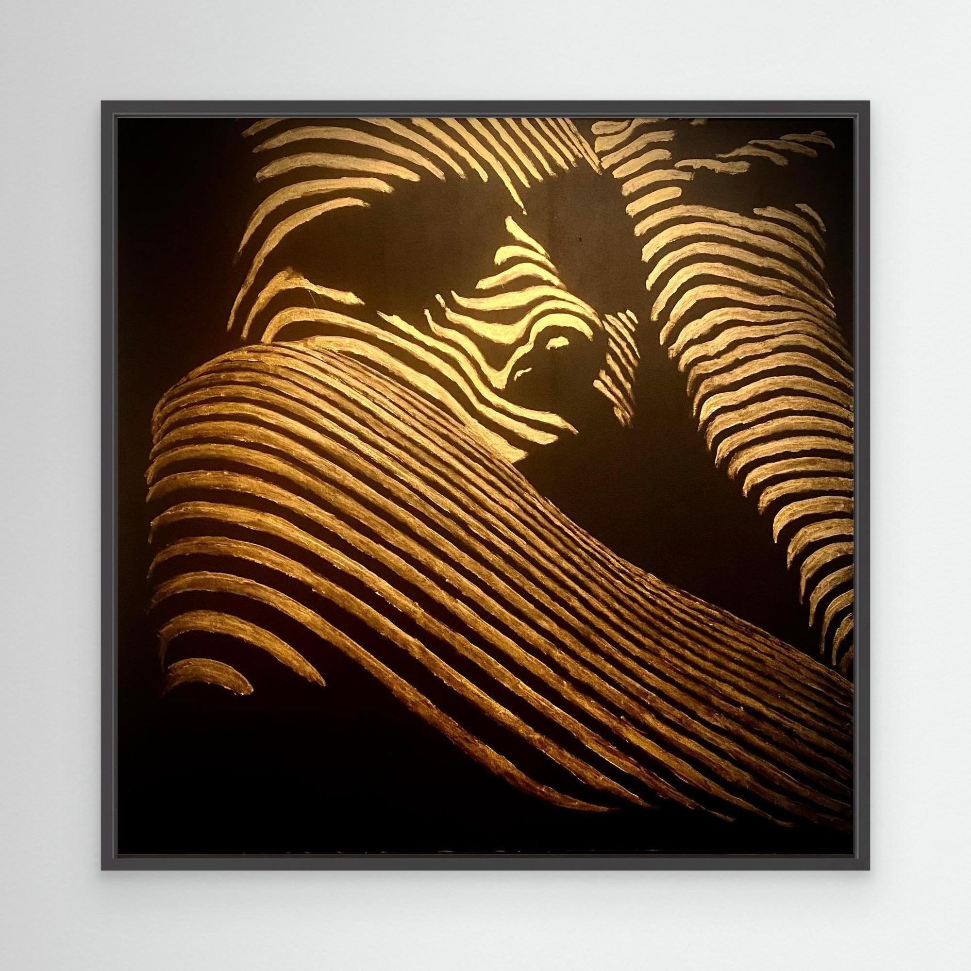 HM-ART1540- Your mask reveals the hidden truth- GOLD