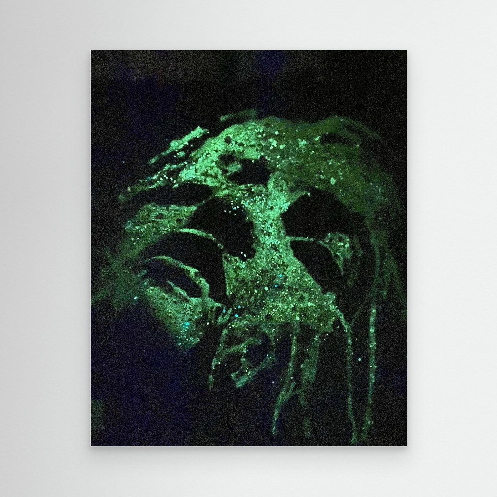HM-ART1527A- Your mask only weeps in the dark- Fluorescent version
