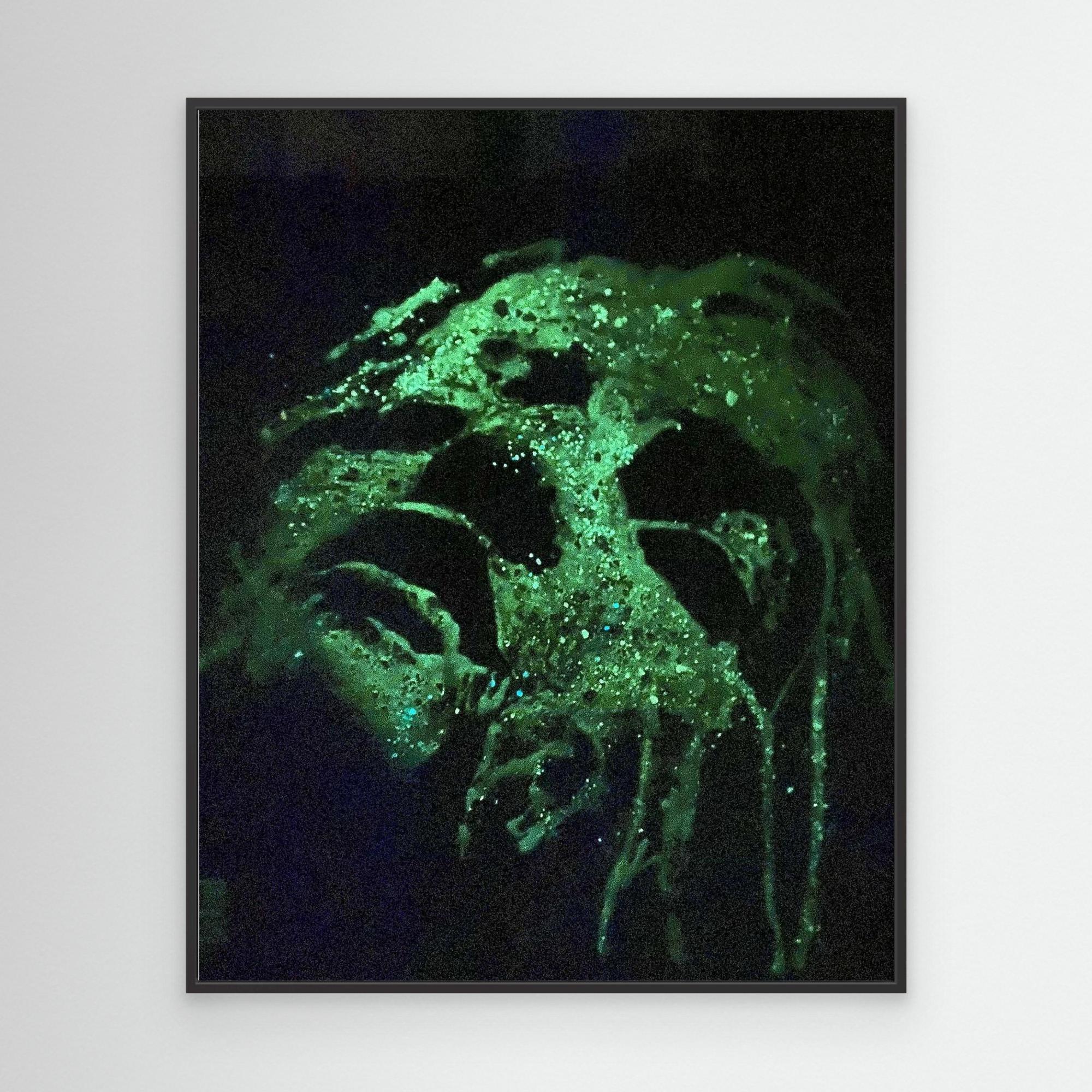 HM-ART1527A- Your mask only weeps in the dark- Fluorescent version