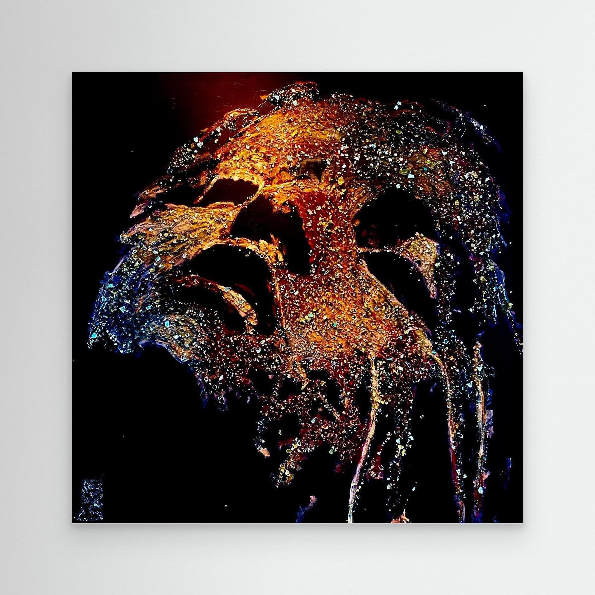 HM-ART1529A- Your mask only weeps in the dark