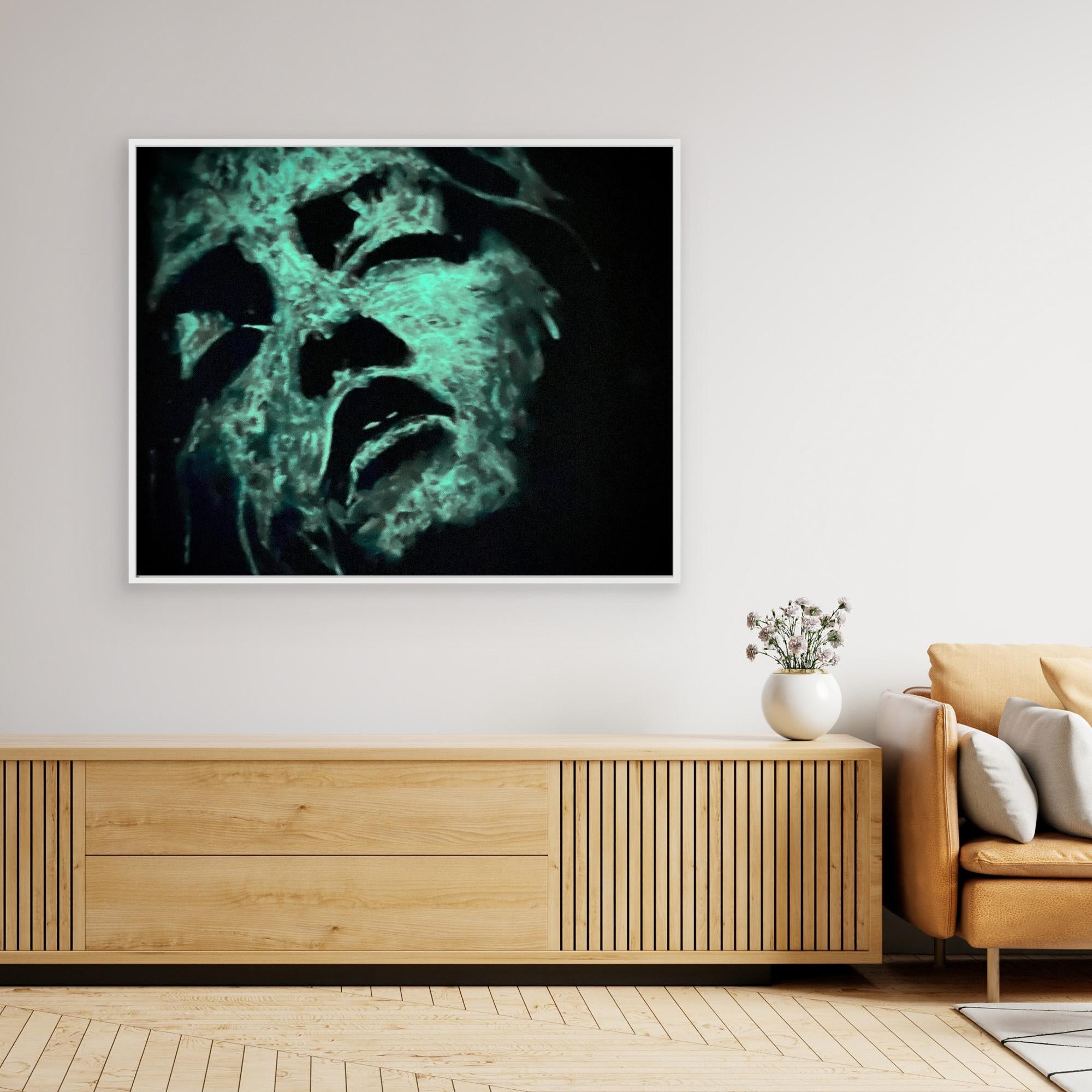 HM-ART1542A- Blue in the shadow- Fluorescent