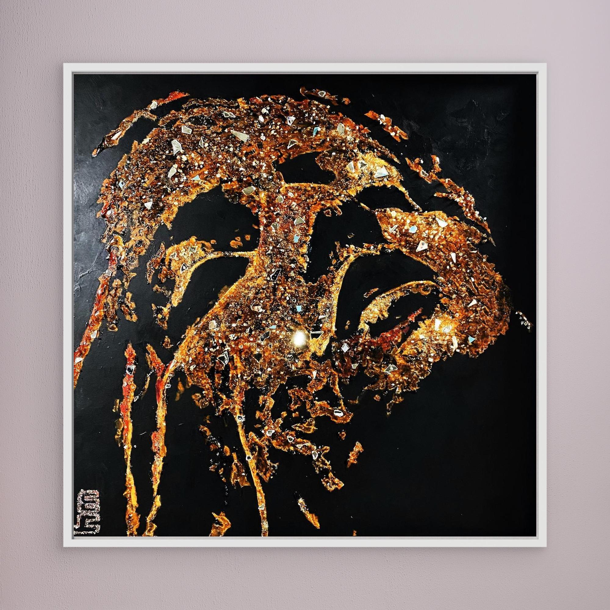 HM-ART1526- Your mask only weeps in the dark