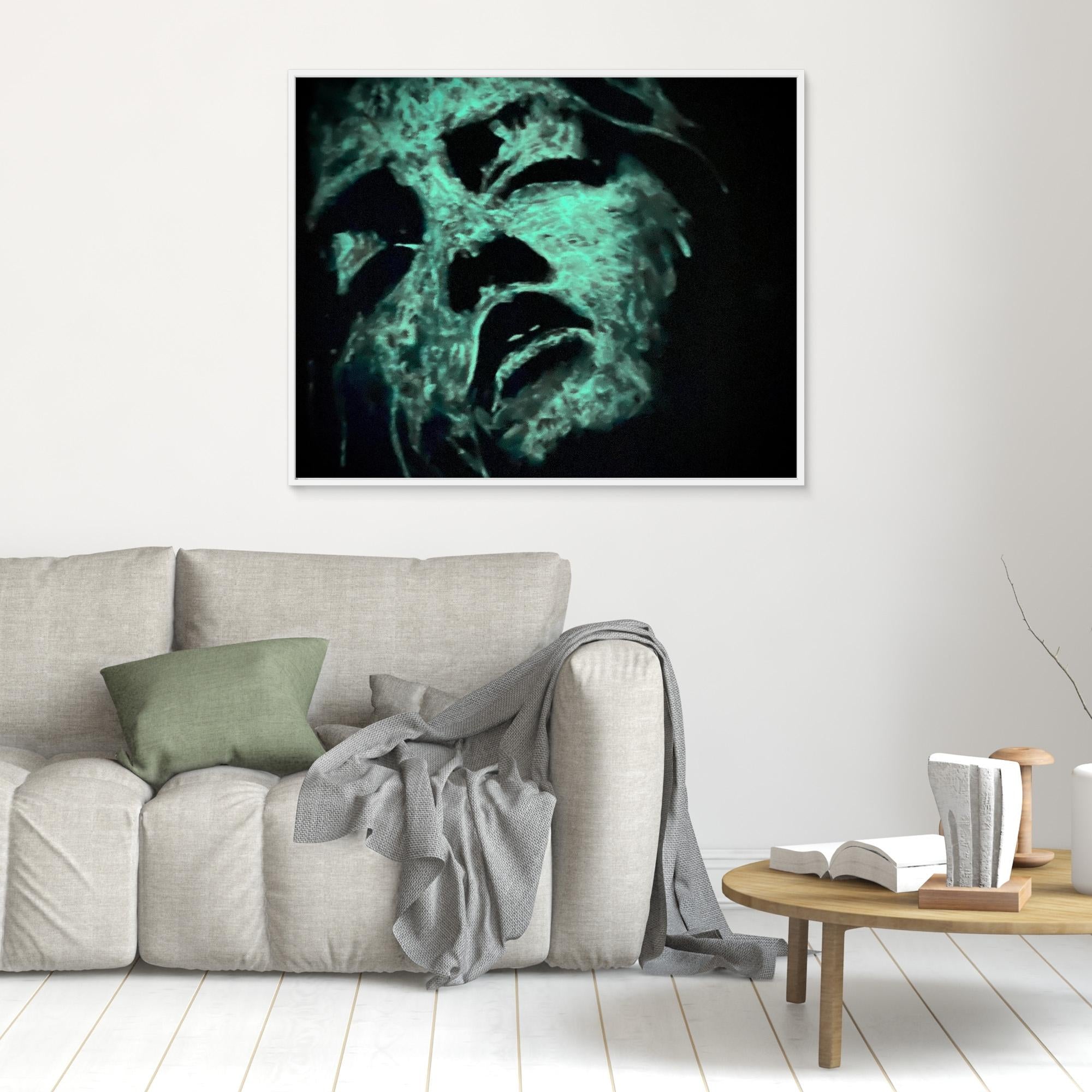 HM-ART1542A- Blue in the shadow- Fluorescent