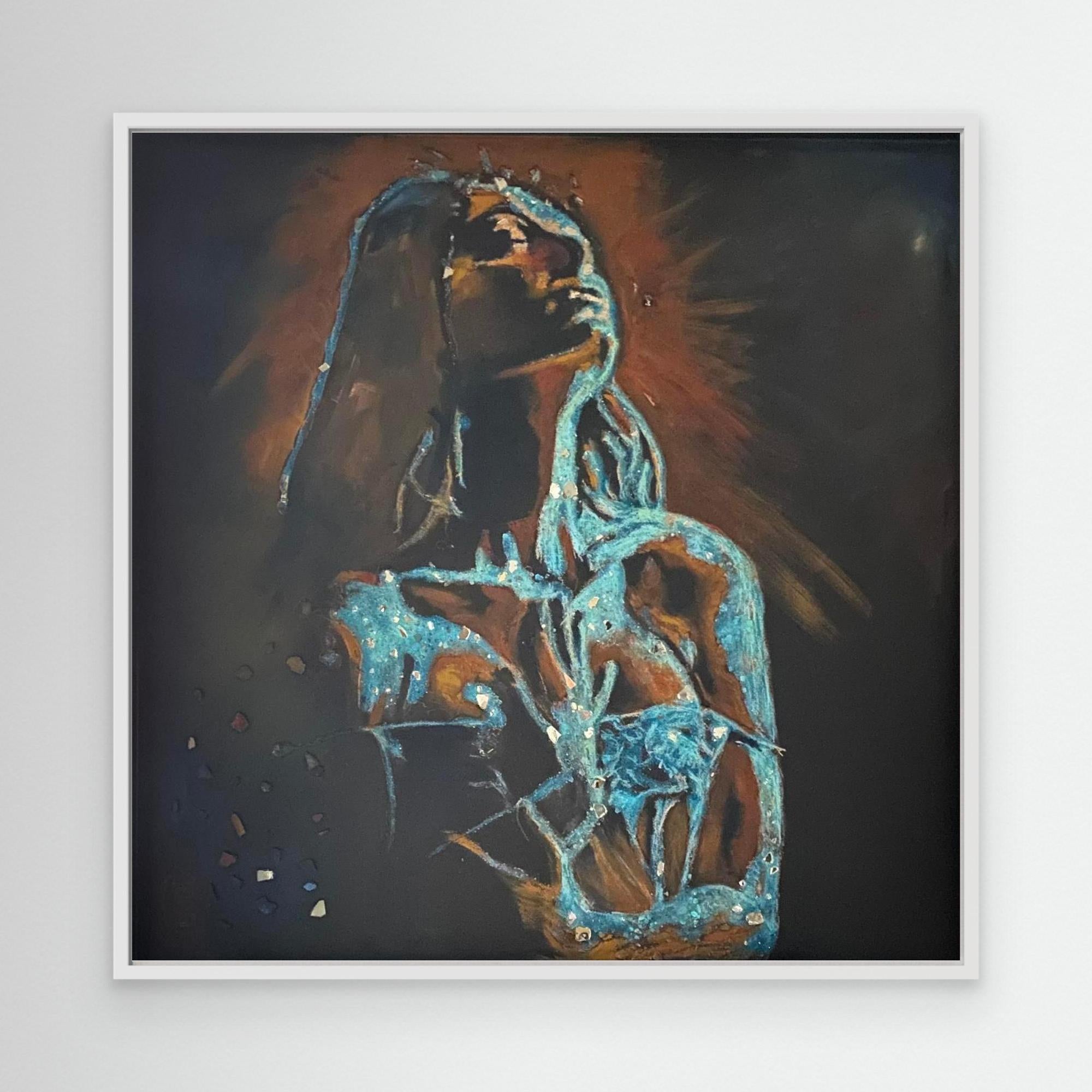 HM-ART1523- In the dark she shines